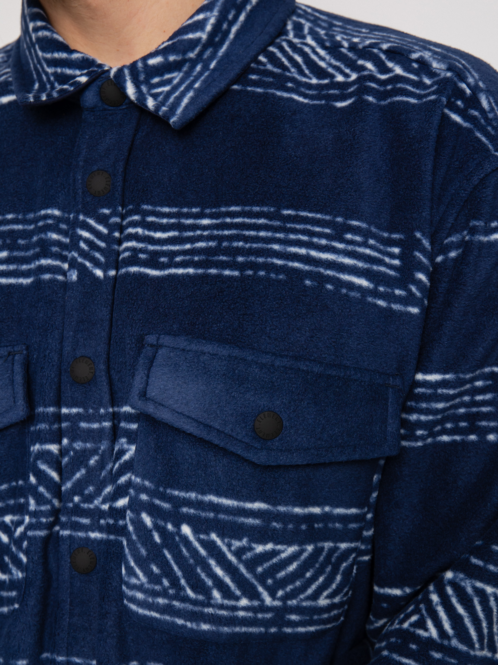 Košeľa Element Dawn Polar Shirt (woodblock)
