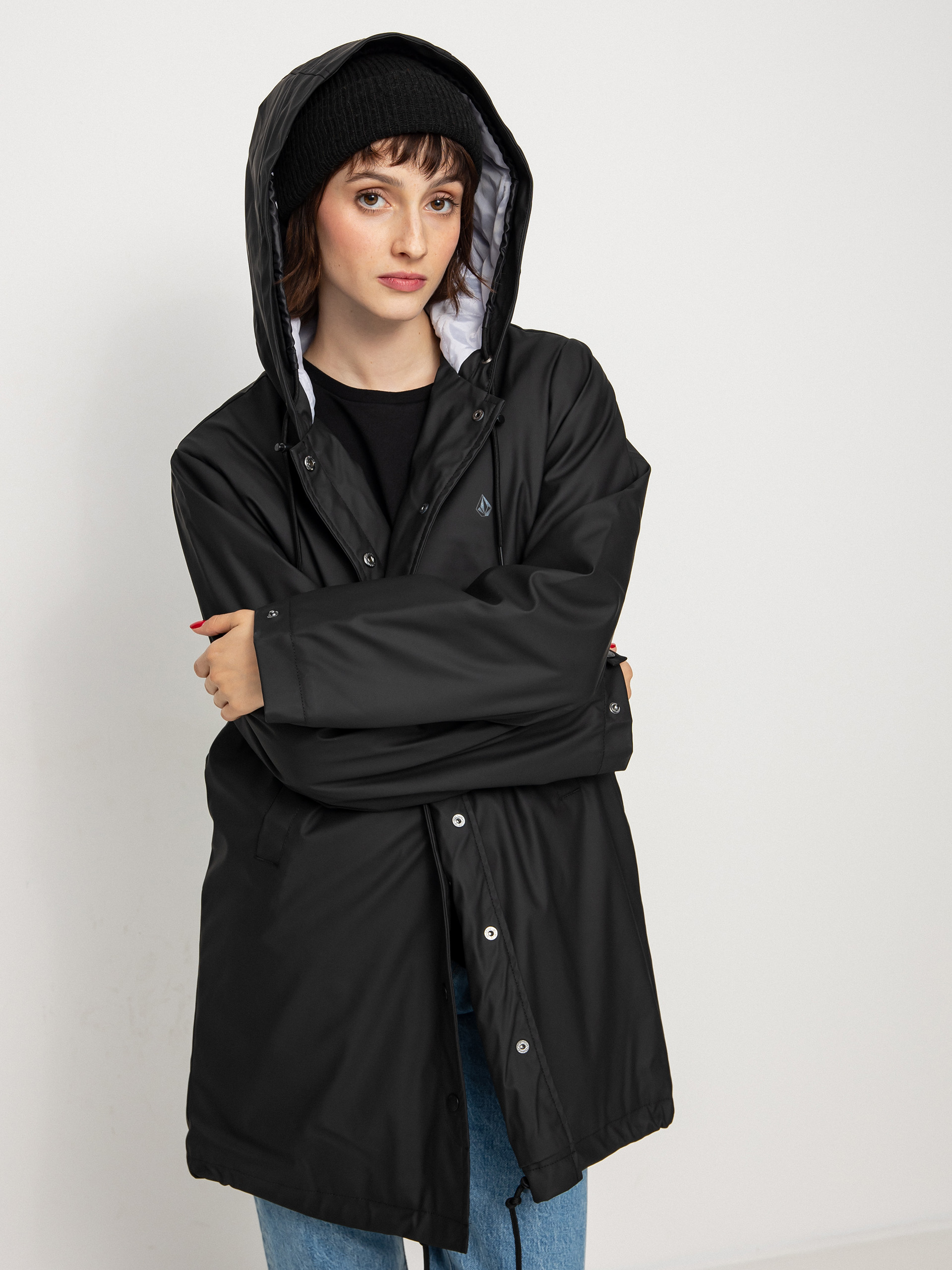 Bunda Volcom Rain Dead Wmn (black)