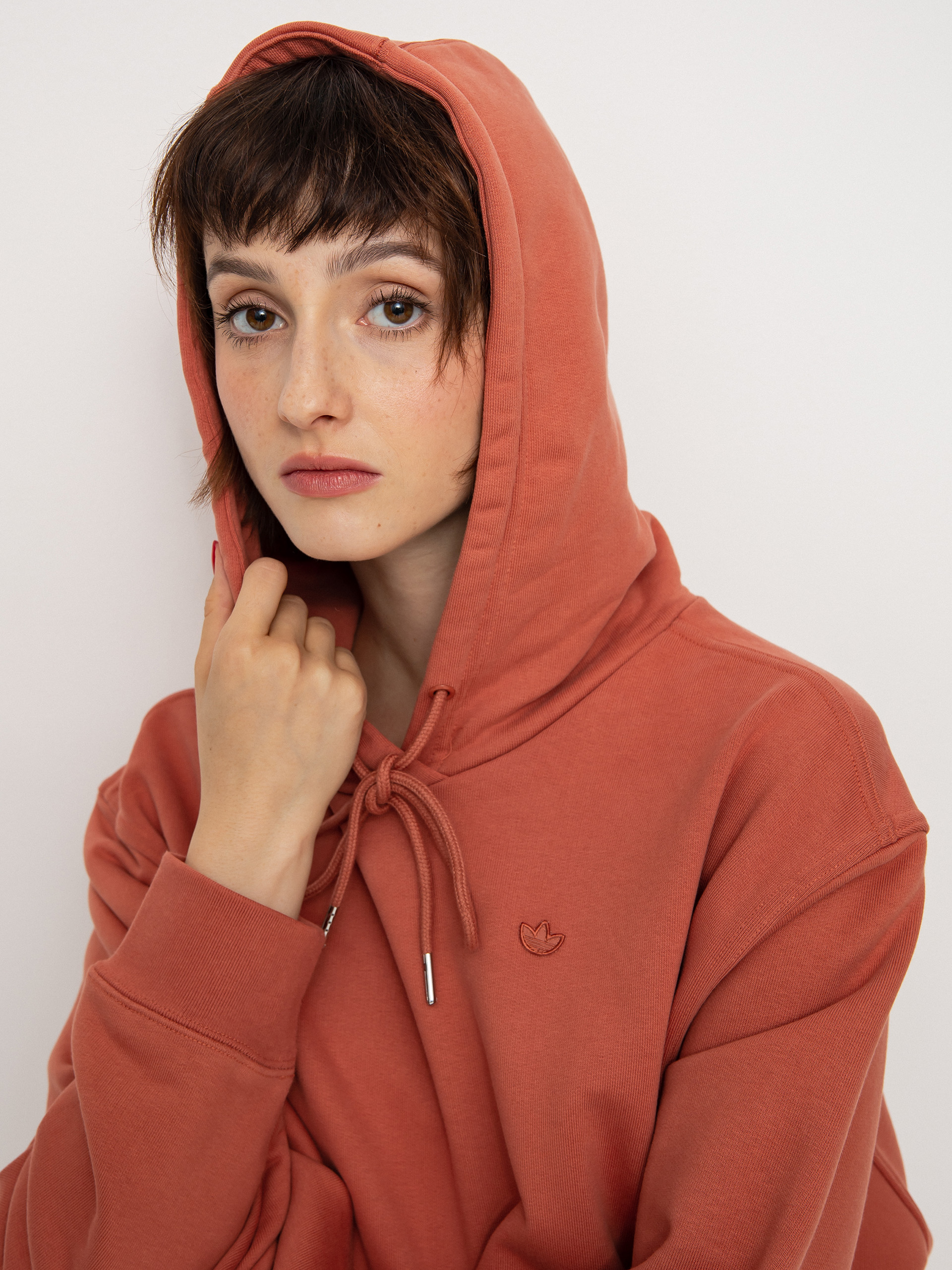 Mikina s kapucňou adidas Originals Small Logo Shmoo HD Wmn (magear)