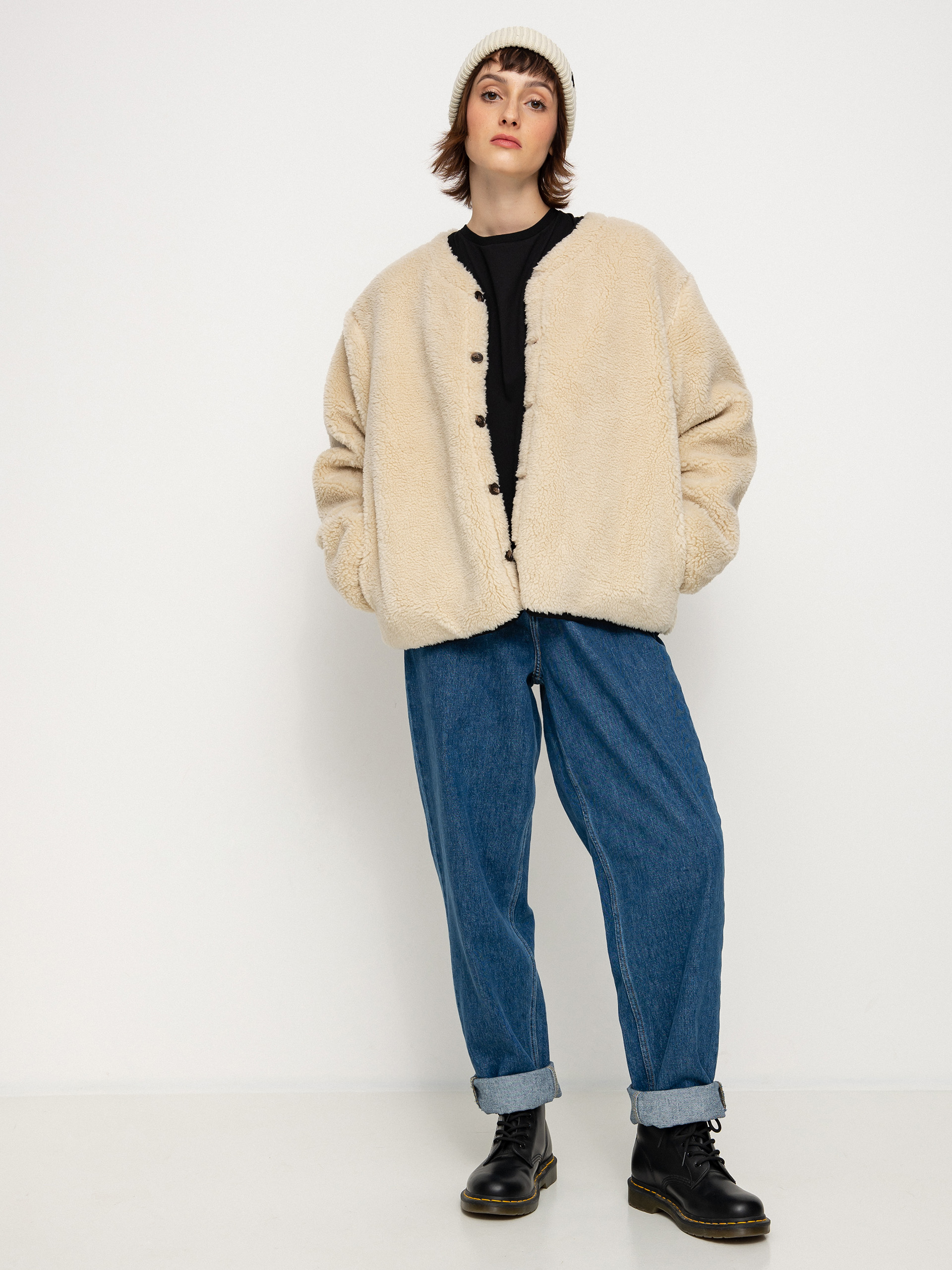 Bunda Brixton Sherpa Reversible Padded Wmn (mars red praire floral)