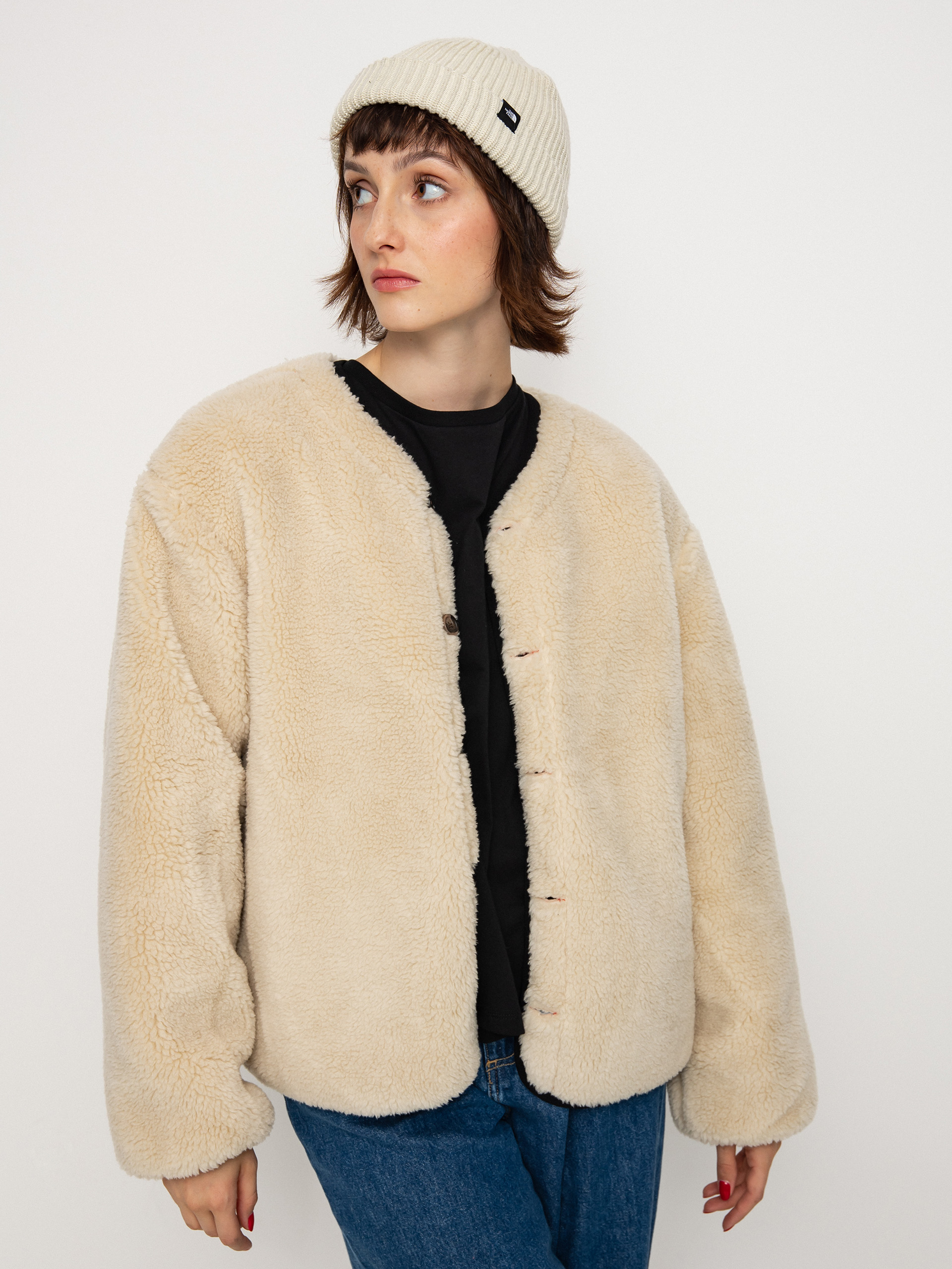 Bunda Brixton Sherpa Reversible Padded Wmn (mars red praire floral)