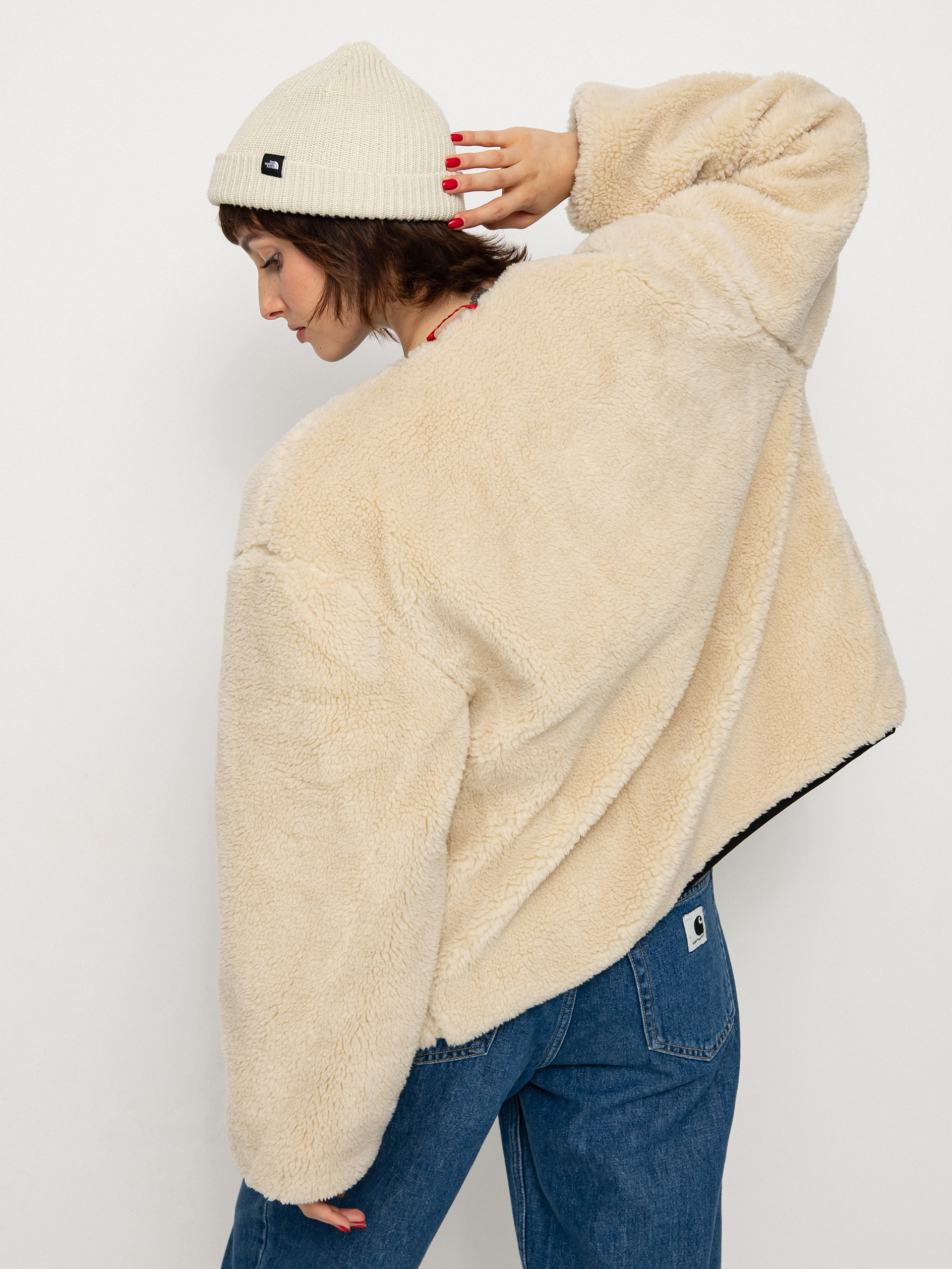 Bunda Brixton Sherpa Reversible Padded Wmn (mars red praire floral)