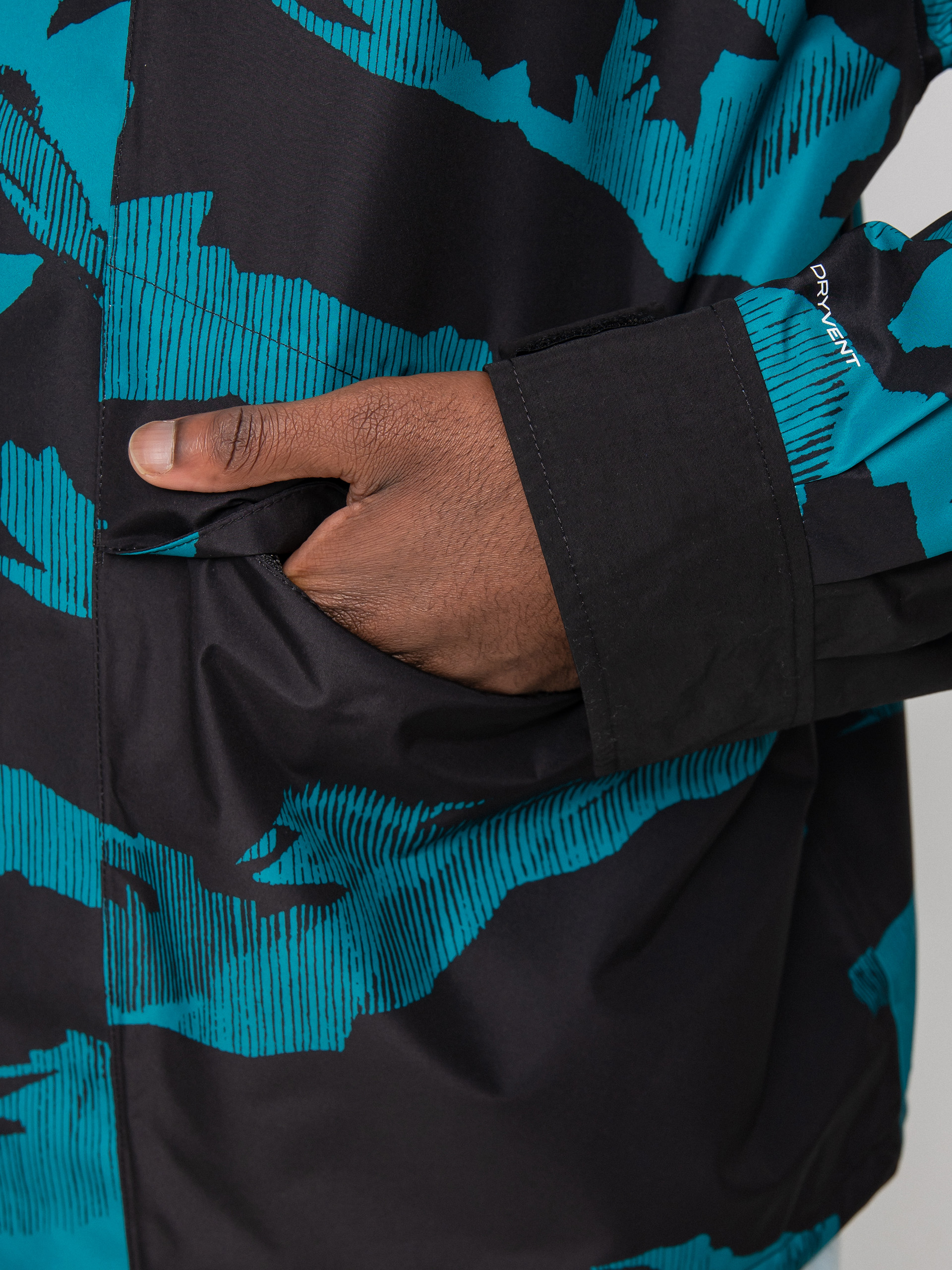 Bunda The North Face Printed 86 Retro Mountain (harbor blue mountain peak print)