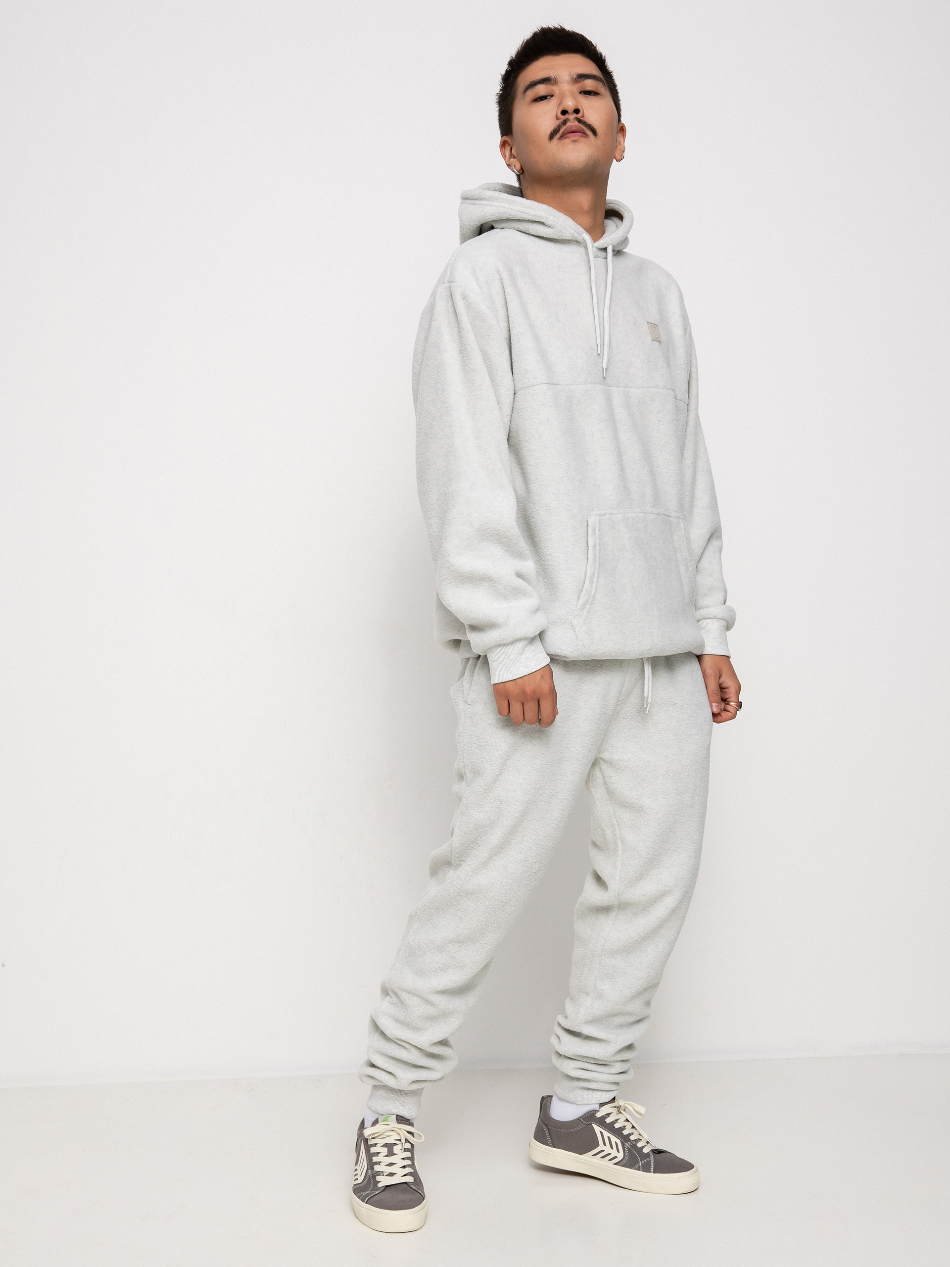 Nohavice Brixton Blanket Fleece Jogger (beige heather)