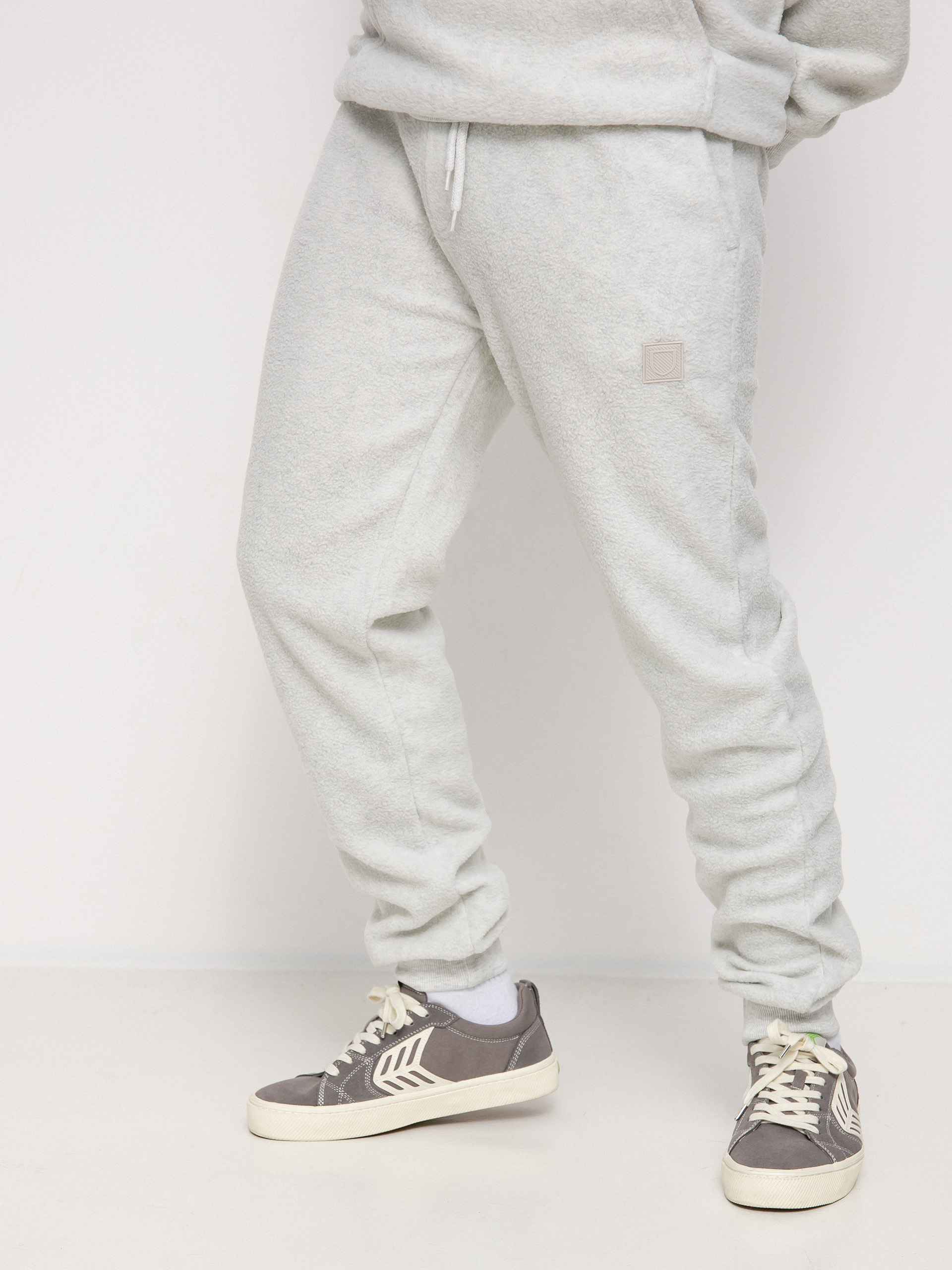 Nohavice Brixton Blanket Fleece Jogger (beige heather)