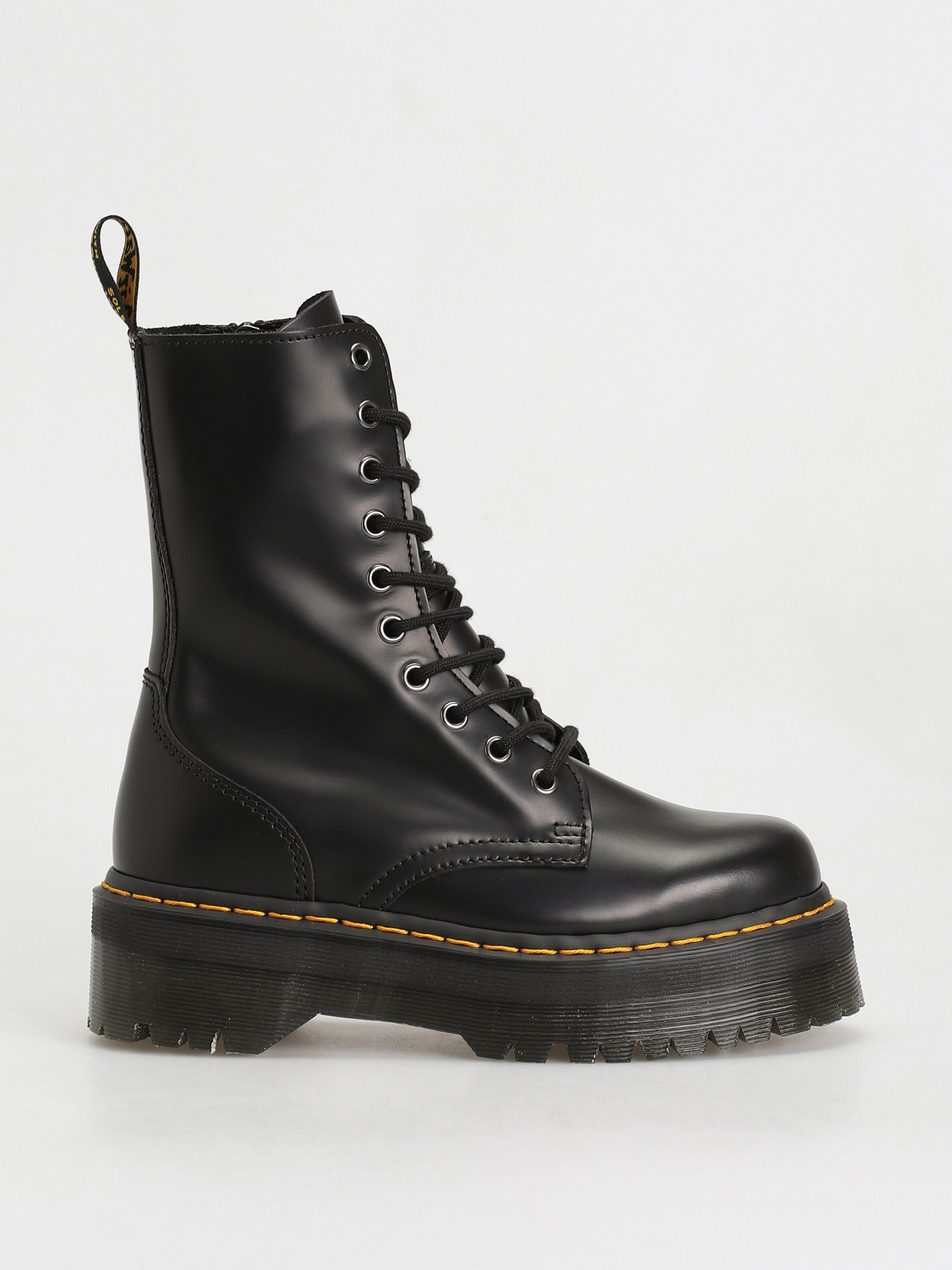 Topánky Dr. Martens Jadon Hi Wmn (black polished smooth)