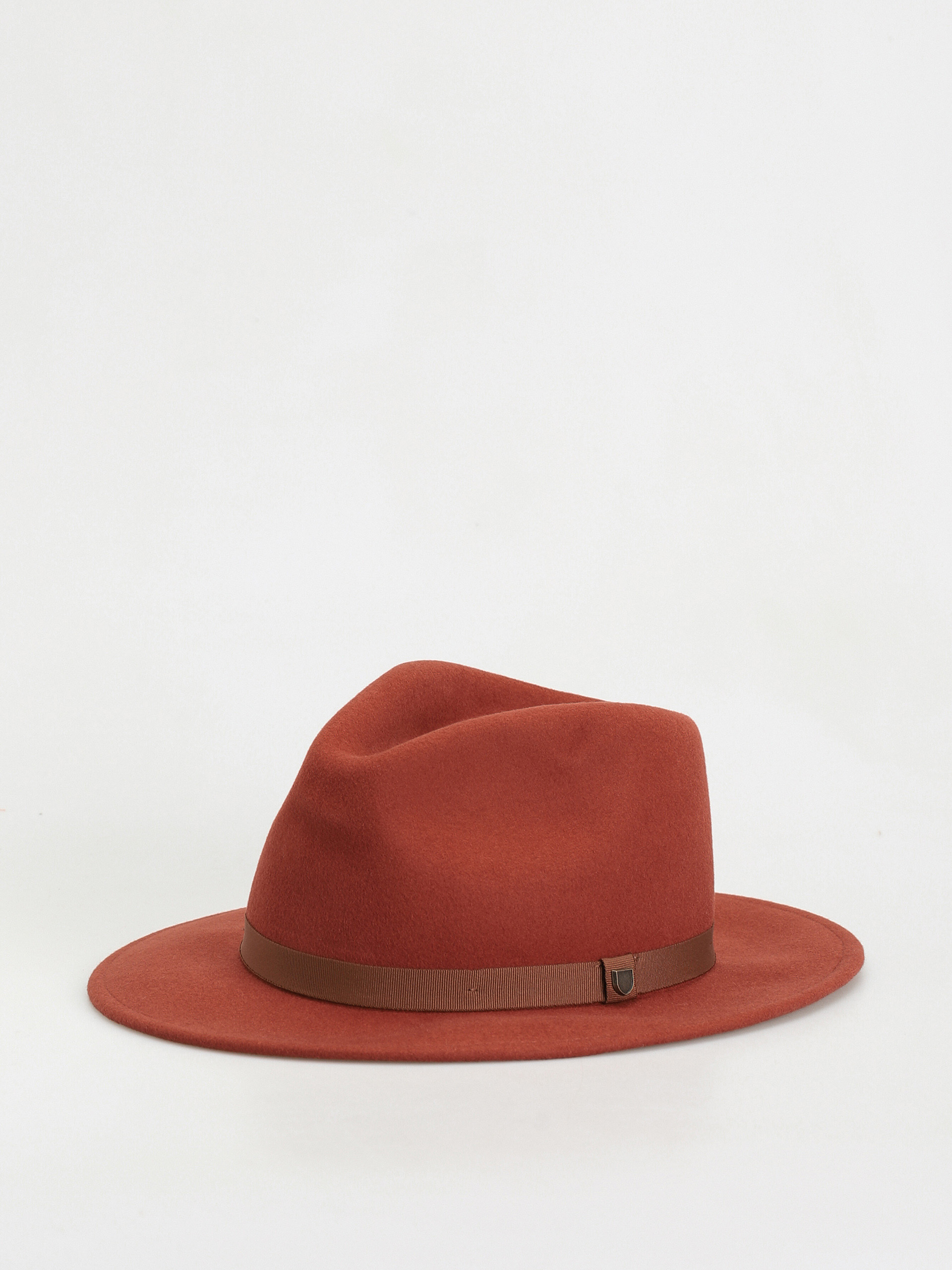 Klobúk Brixton Messer Packable Fedora (burnt henna)