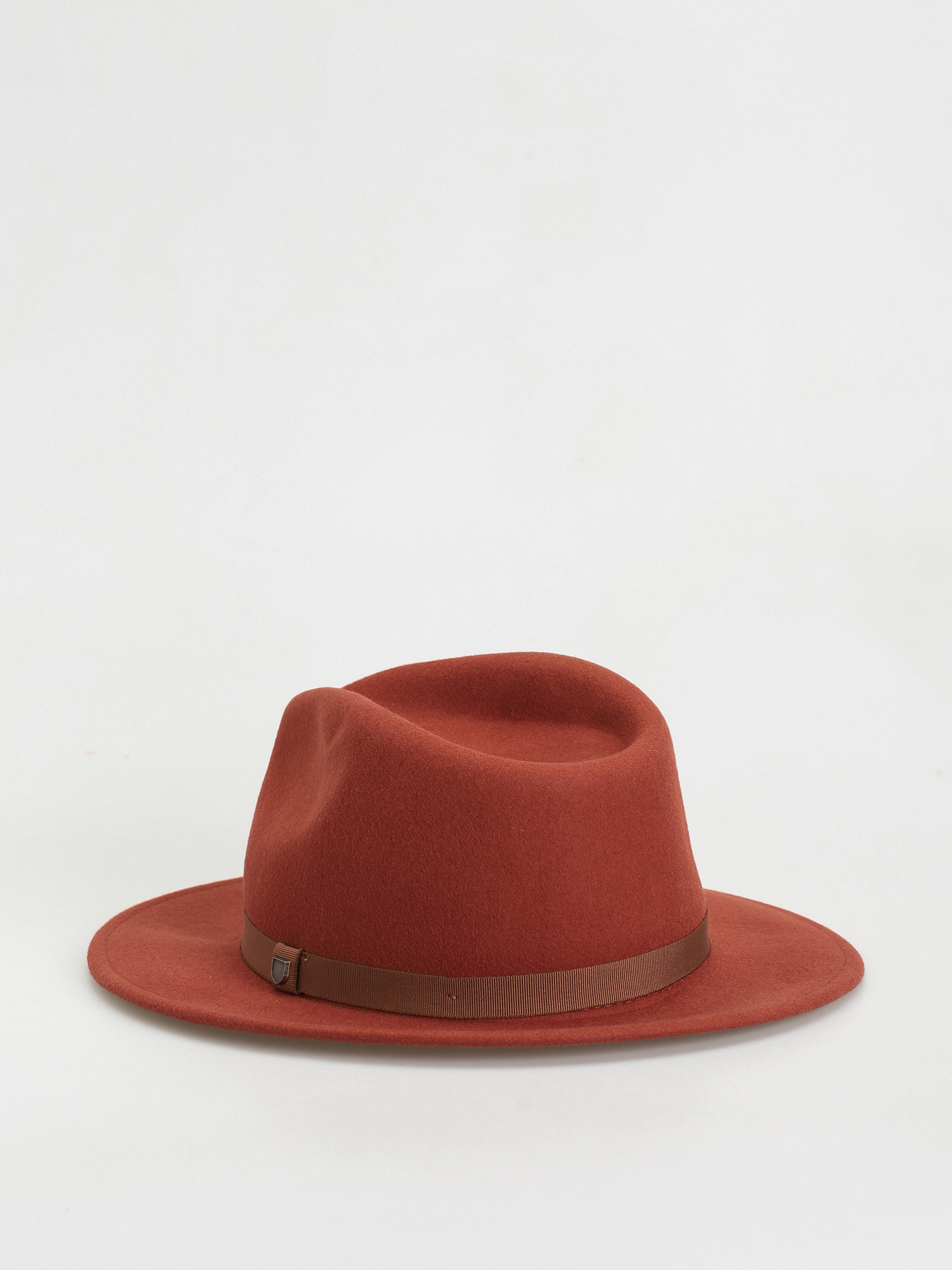 Klobúk Brixton Messer Packable Fedora (burnt henna)