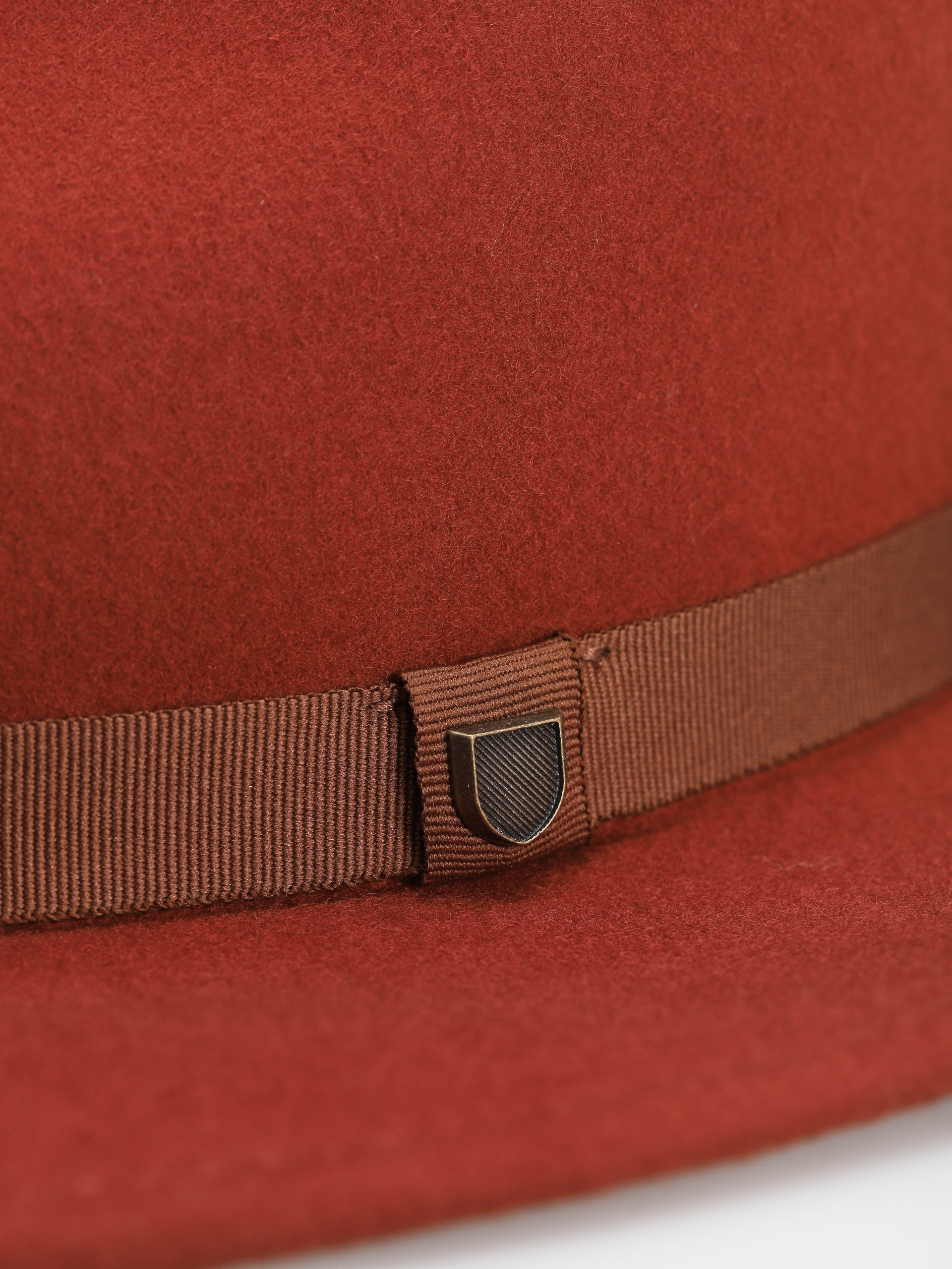 Klobúk Brixton Messer Packable Fedora (burnt henna)