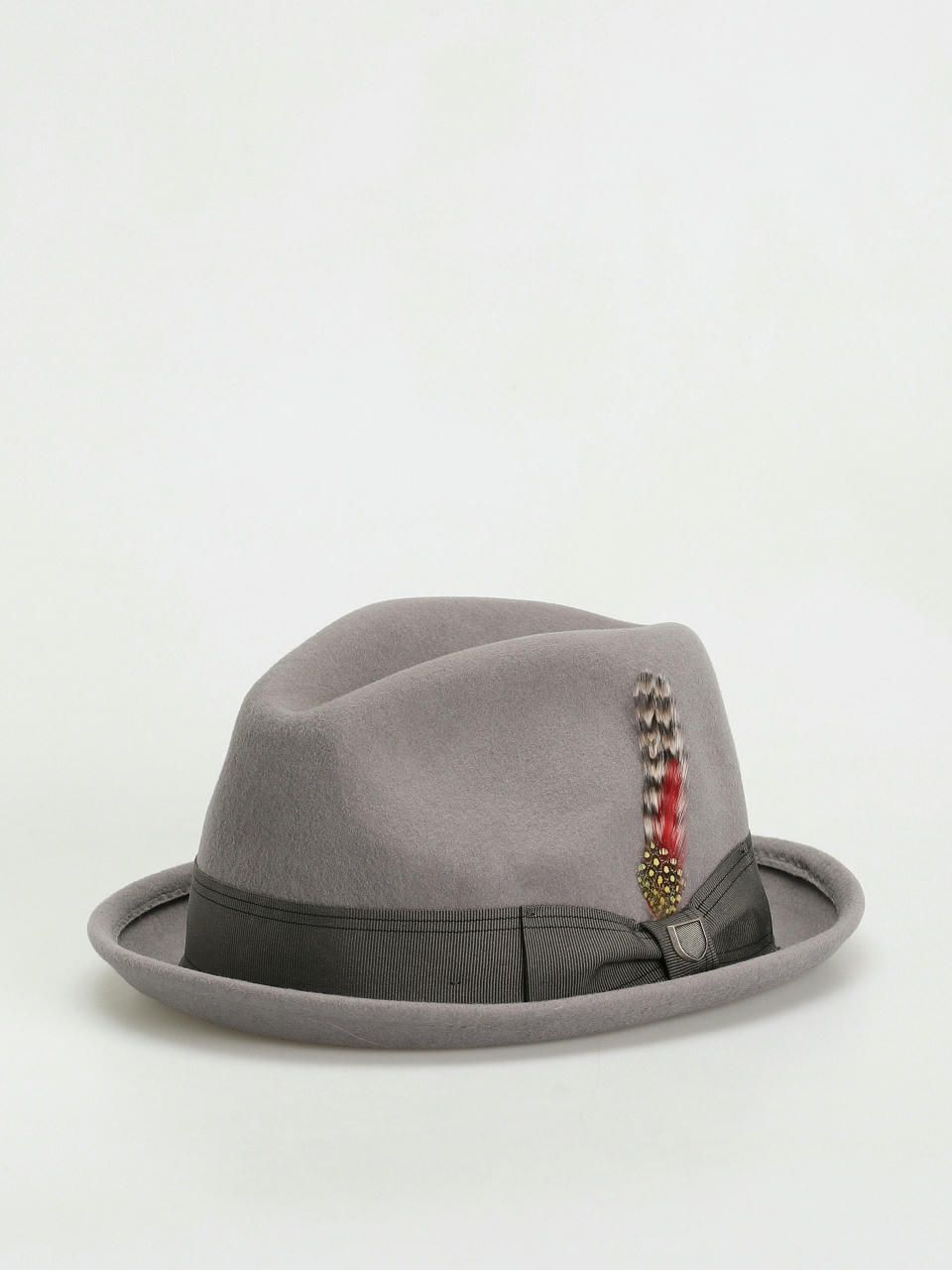 Klobúk Brixton Gain Fedora (grey/dark grey)