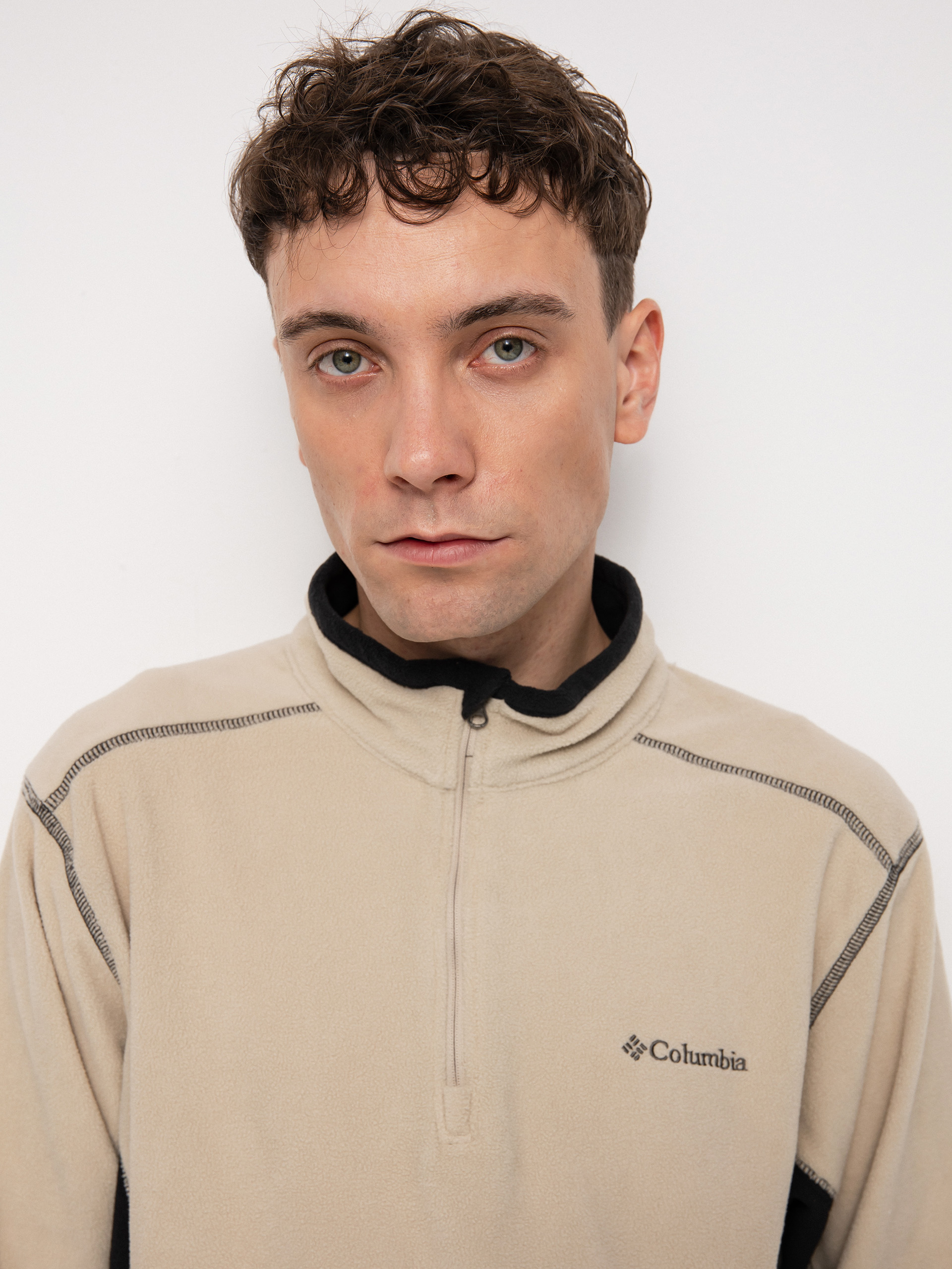 Pánsky Flisová mikina Columbia Klamath Range II Half Zip (ancient fossil)