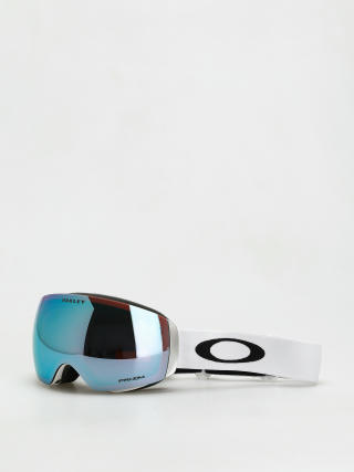 Snowboardové okuliare Oakley Flight Deck M (matte white/prizm sapphire iridium)