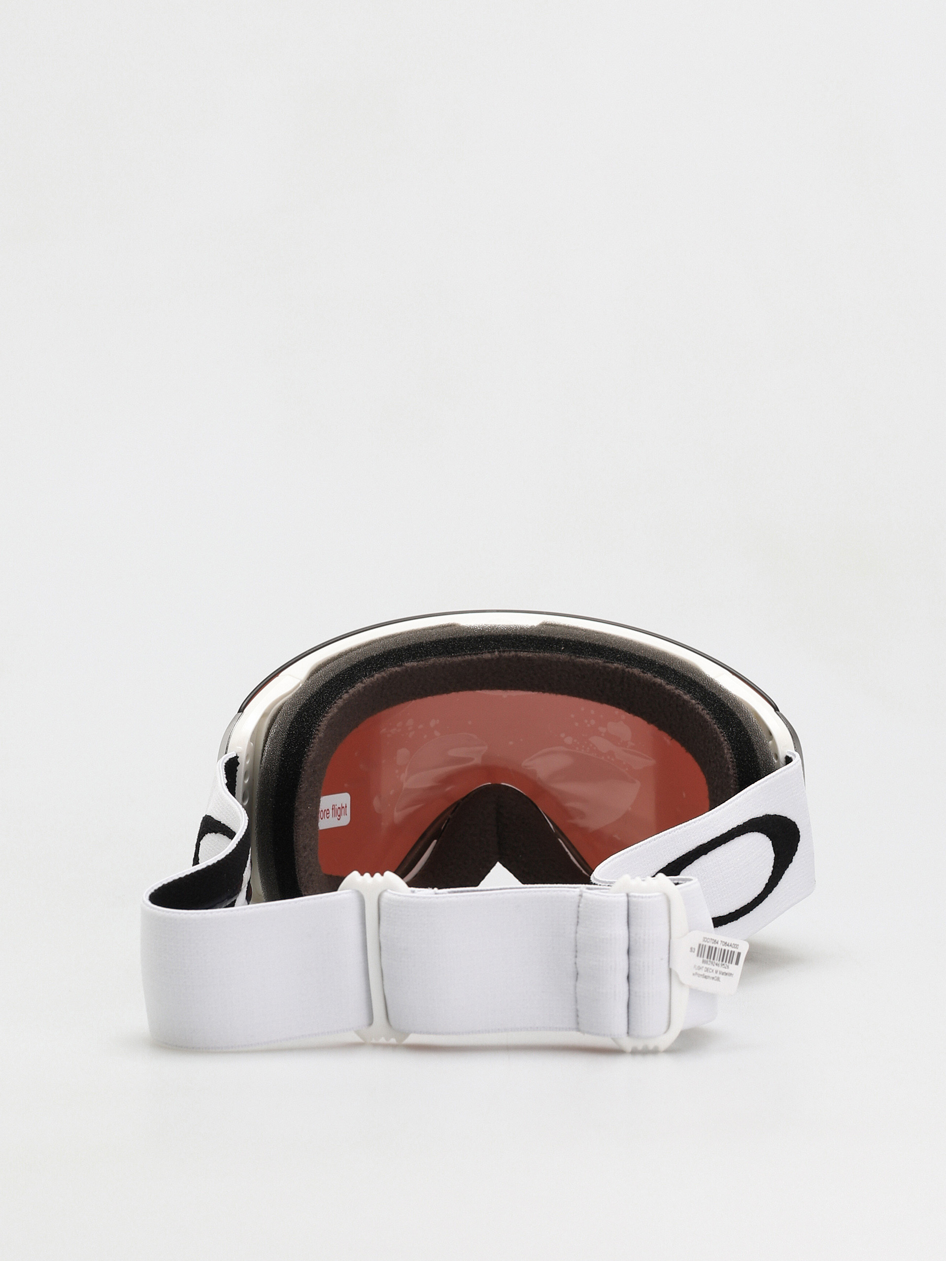 Snowboardové okuliare Oakley Flight Deck M (matte white/prizm sapphire iridium)