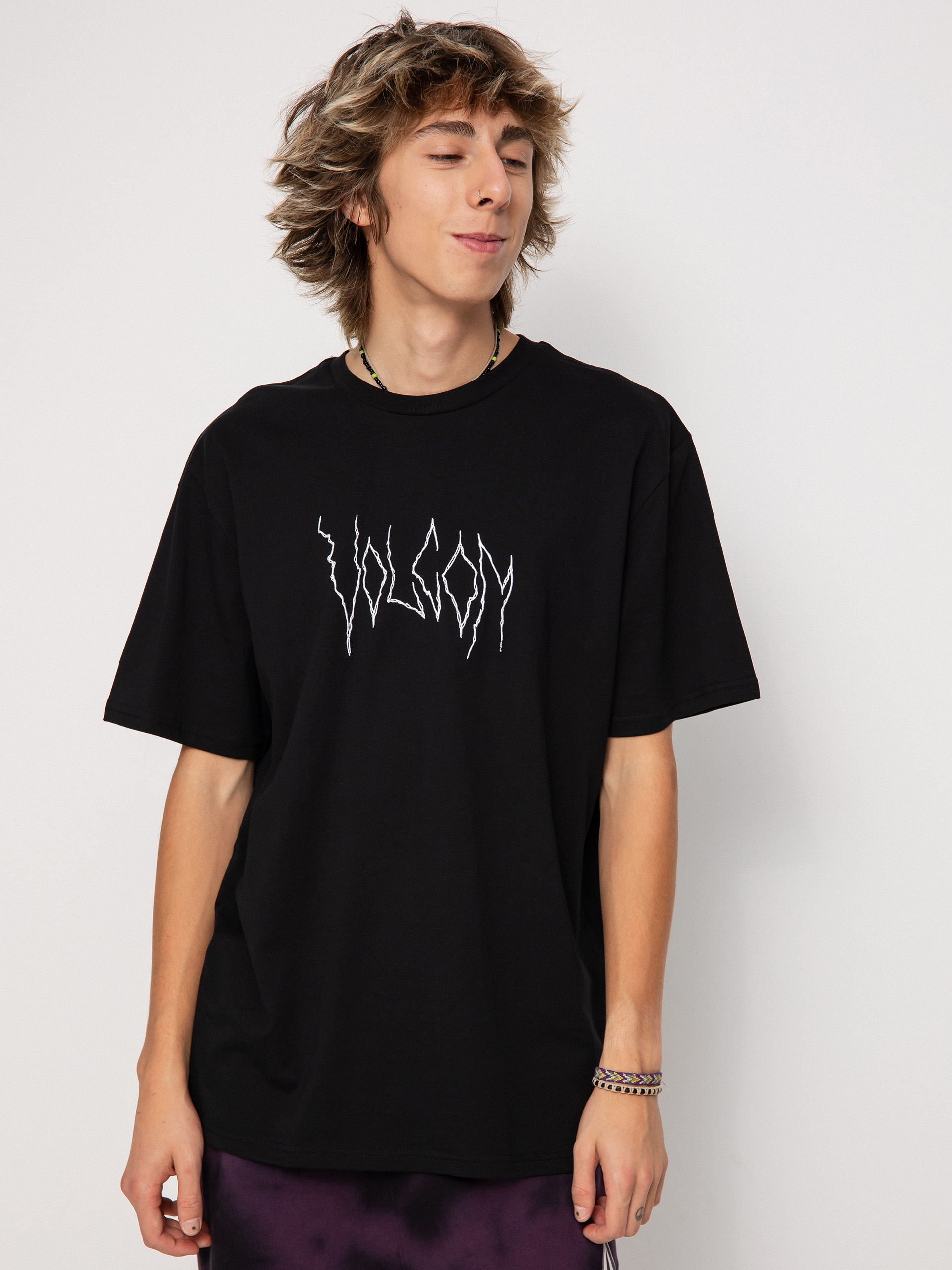 Tričko Volcom Stone Watcher Bsc (black)