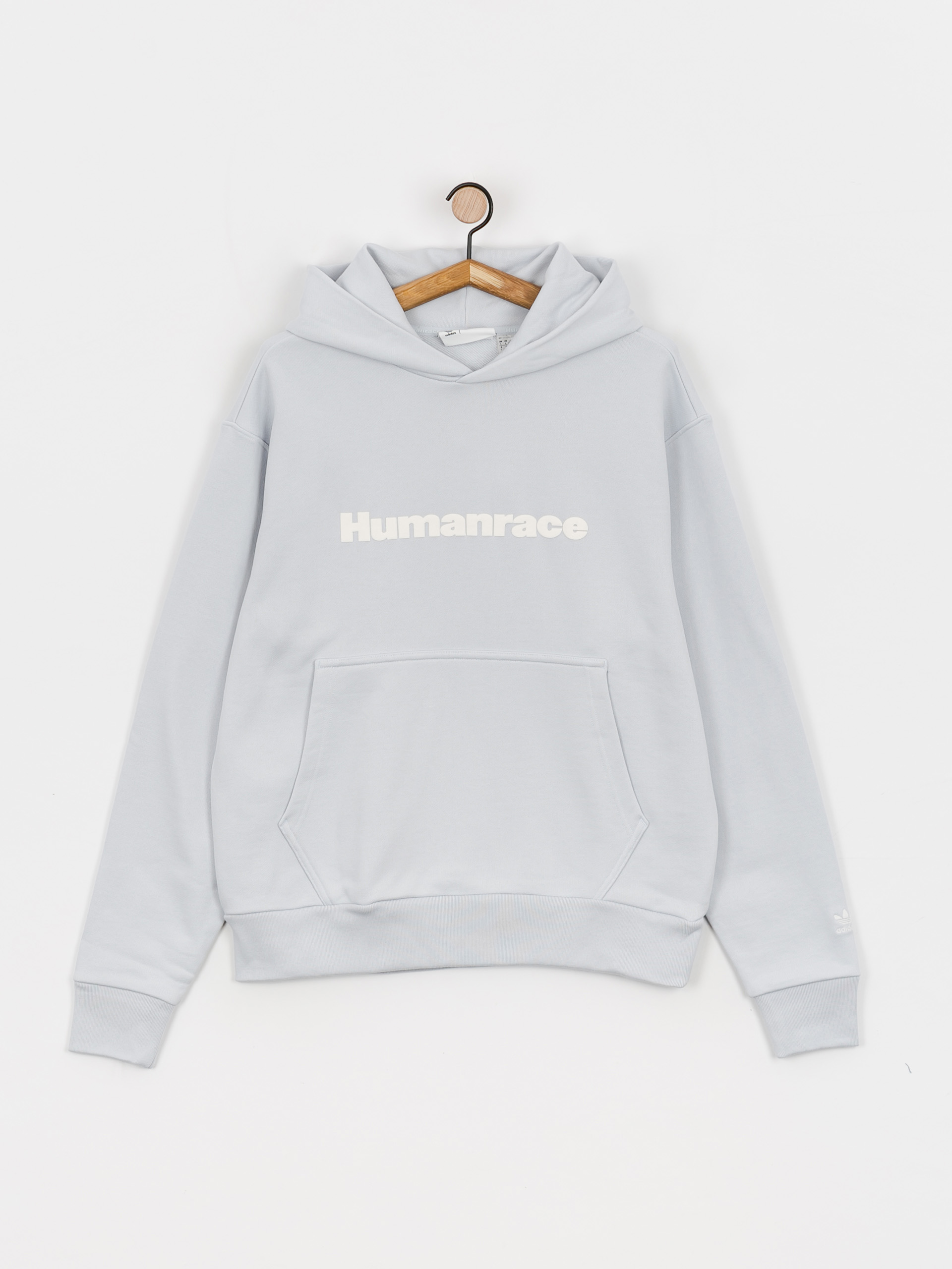 Mikina s kapucňou adidas Originals Pharrell Williams Basics HD (halblu)