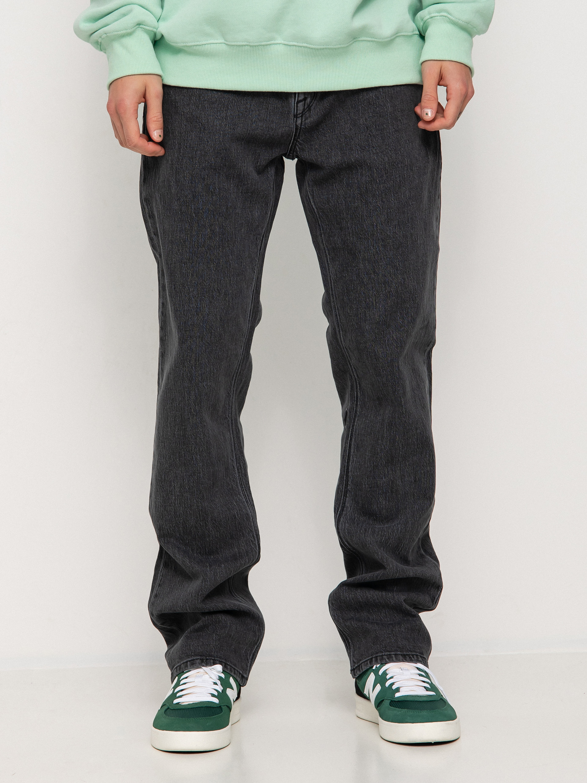 Nohavice Volcom Solver Denim (stoney black)