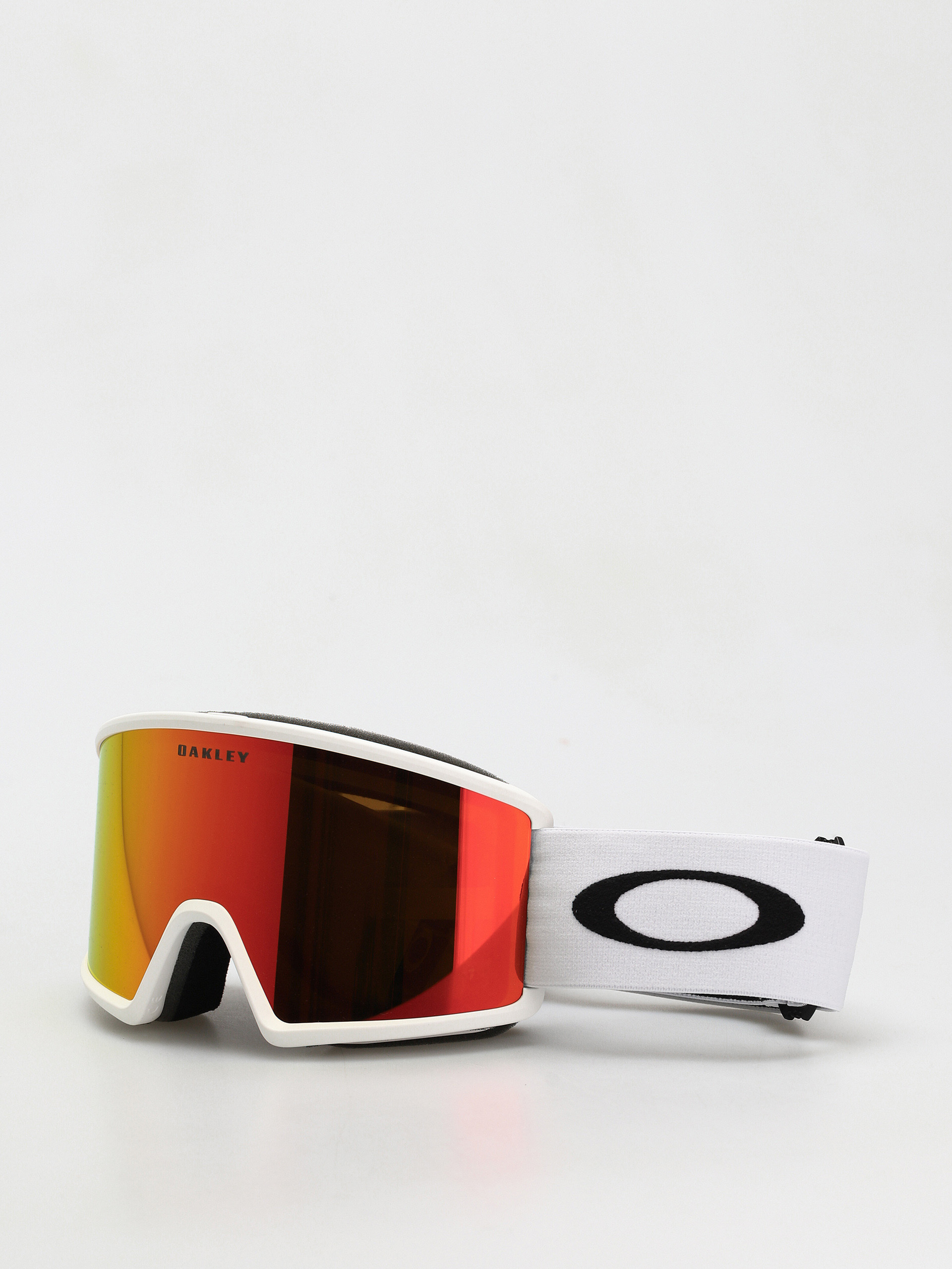 Snowboardové okuliare Oakley Target Line L (matte white/fire iridium)