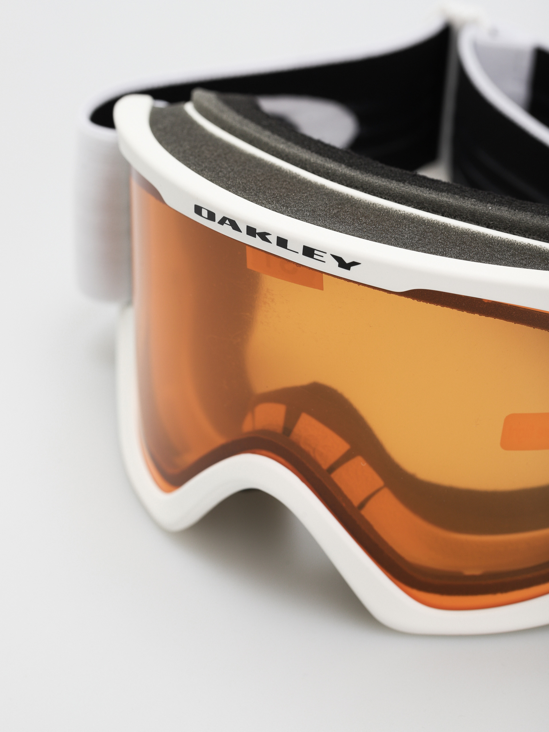 Snowboardové okuliare Oakley O Frame 2.0 Pro L (matte white/persimmon)