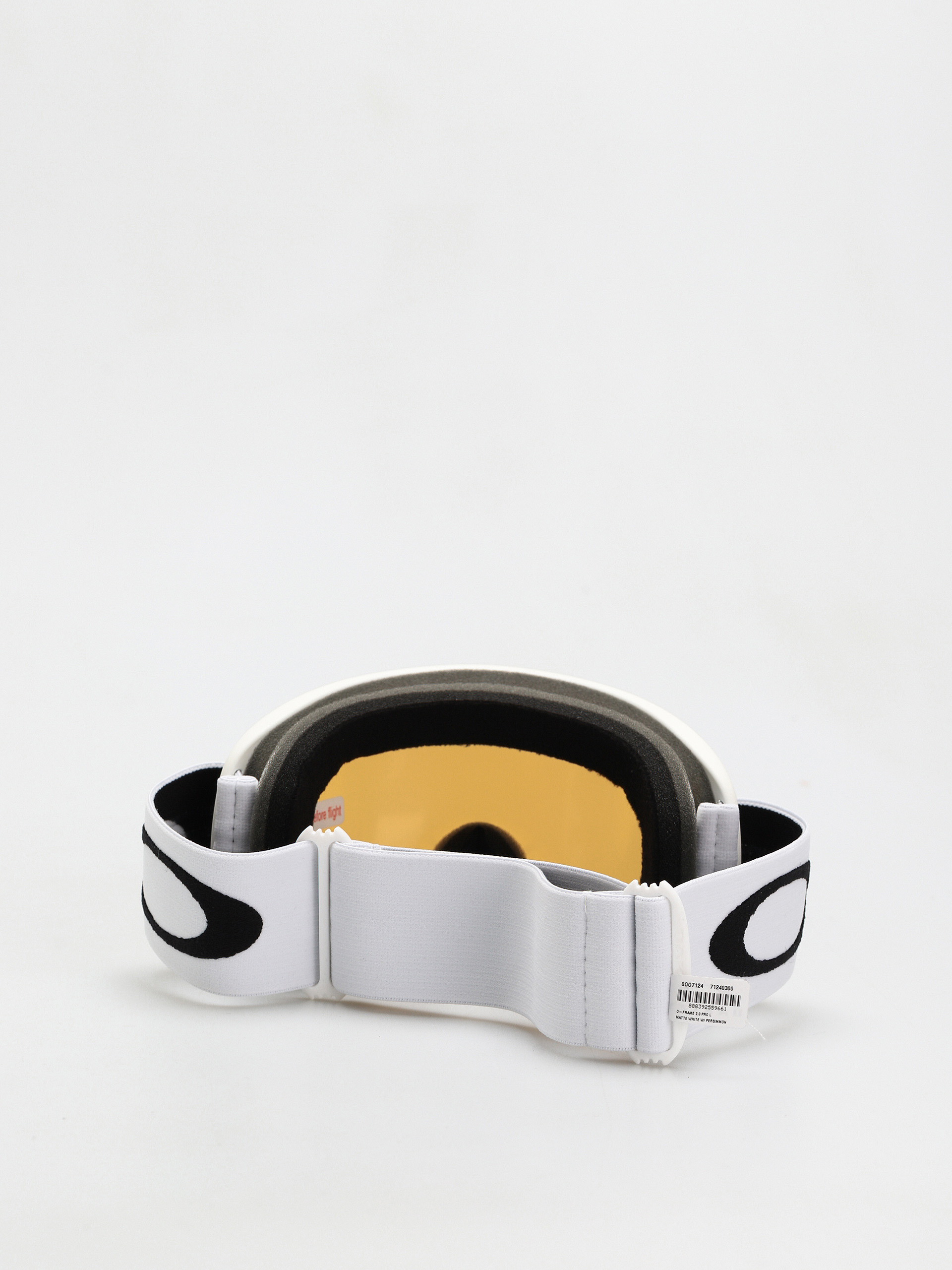 Snowboardové okuliare Oakley O Frame 2.0 Pro L (matte white/persimmon)