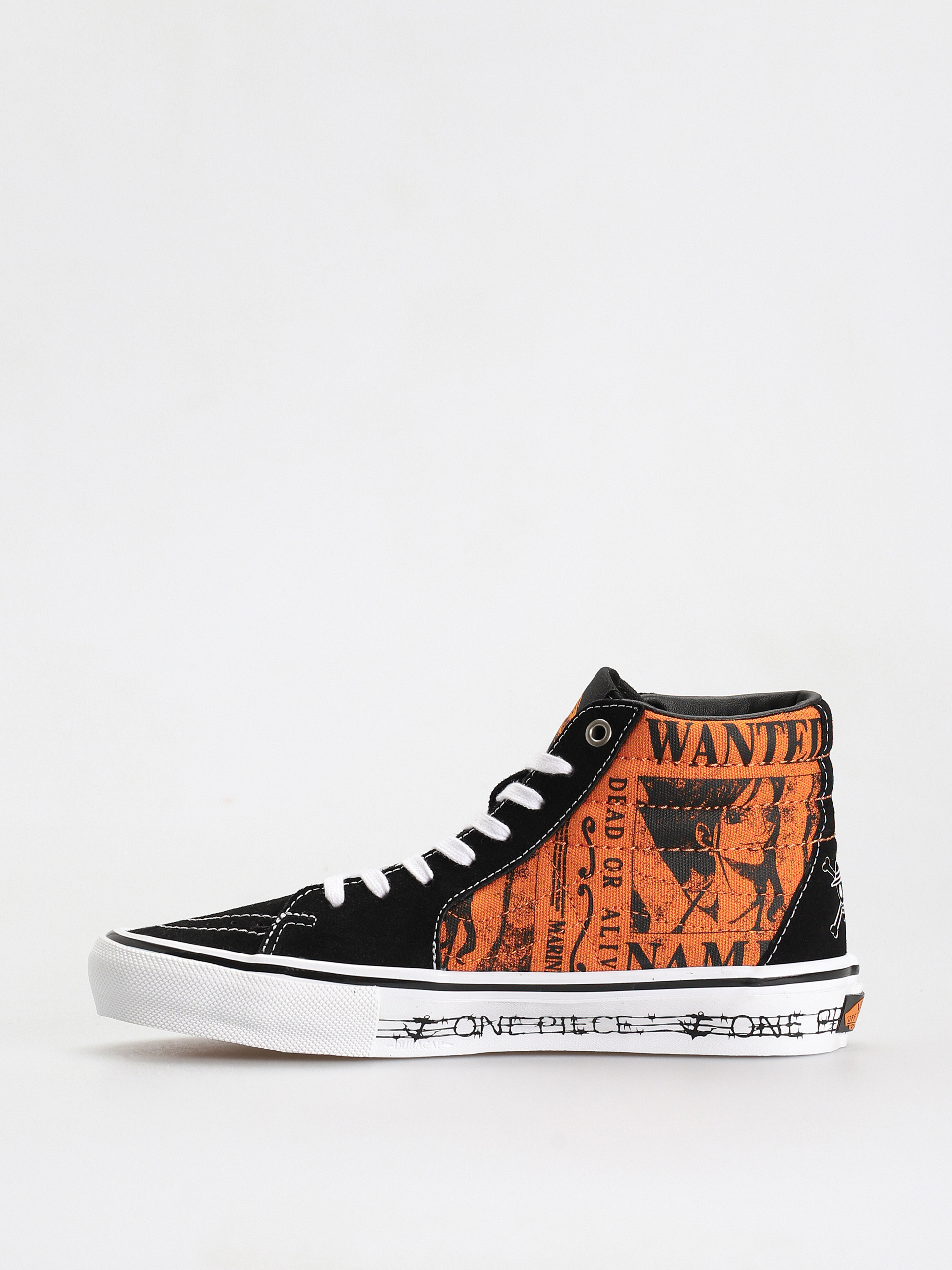 Topánky Vans X One Piece Skate Sk8 Hi (wanted nami orange)