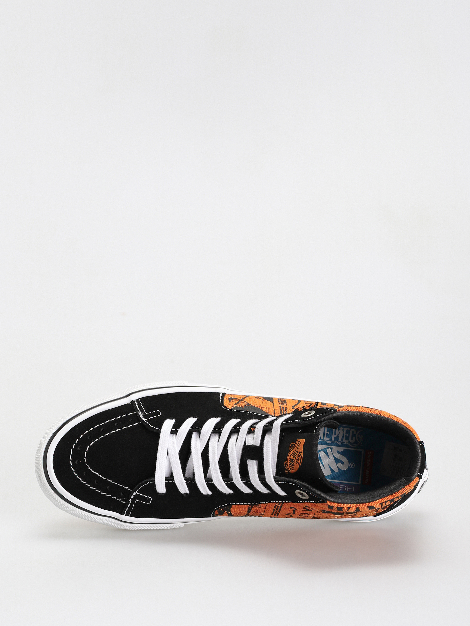 Topánky Vans X One Piece Skate Sk8 Hi (wanted nami orange)