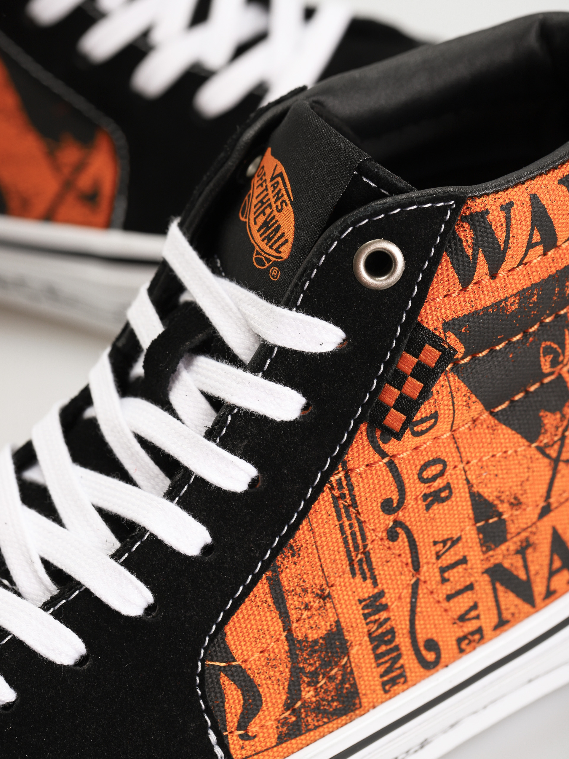 Topánky Vans X One Piece Skate Sk8 Hi (wanted nami orange)