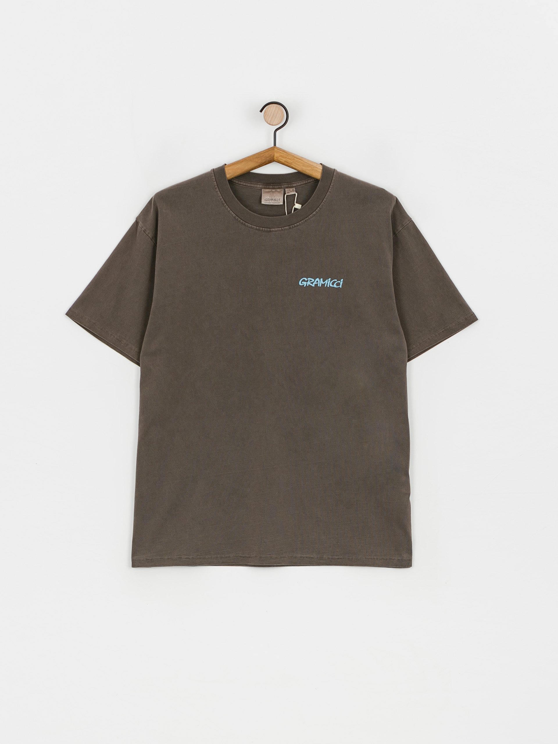 Tričko Gramicci Leaf (brown pigment)