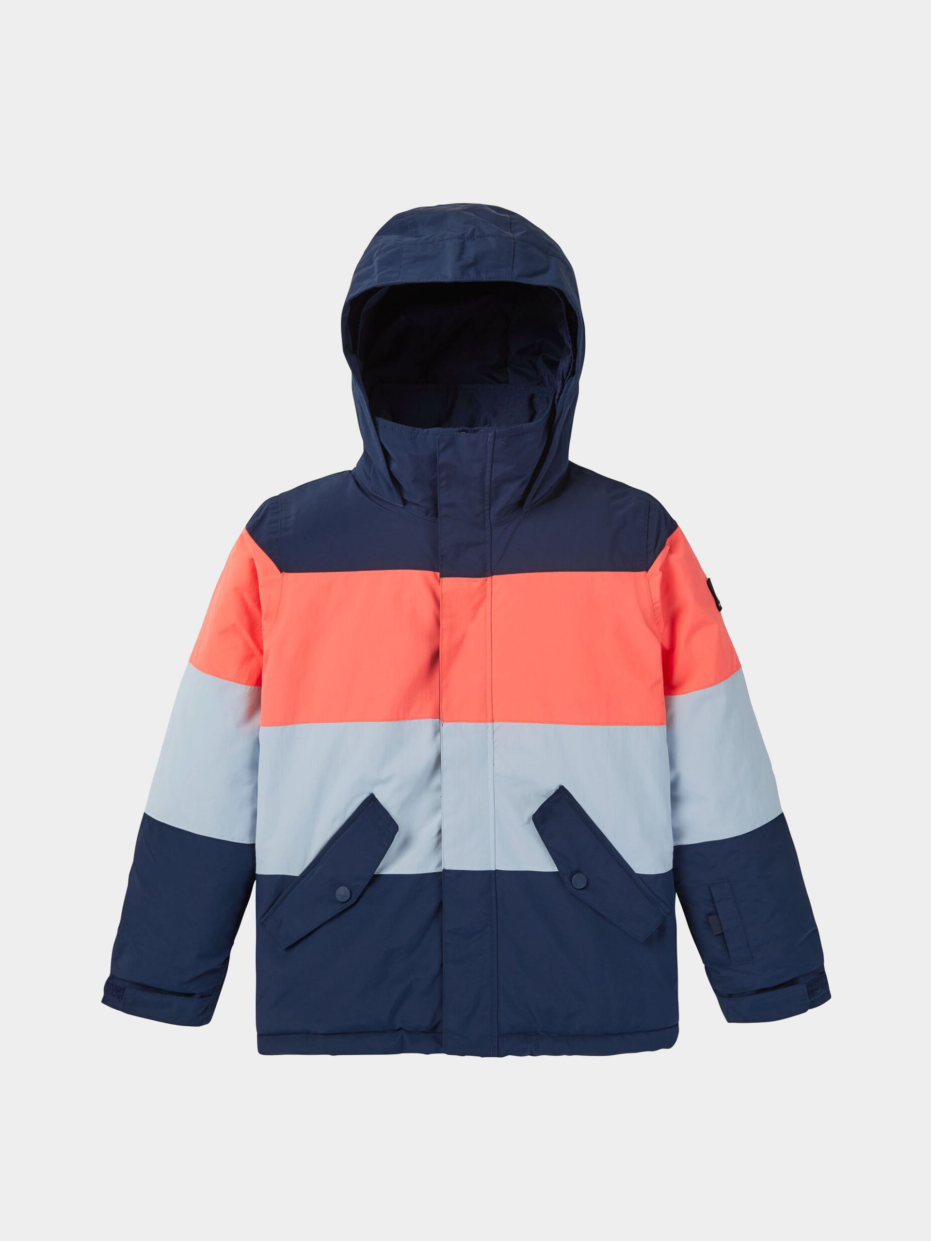 Snowboardovu00e1 bunda Burton Symbol JR (dress blue/tetra orange/ballad blue)