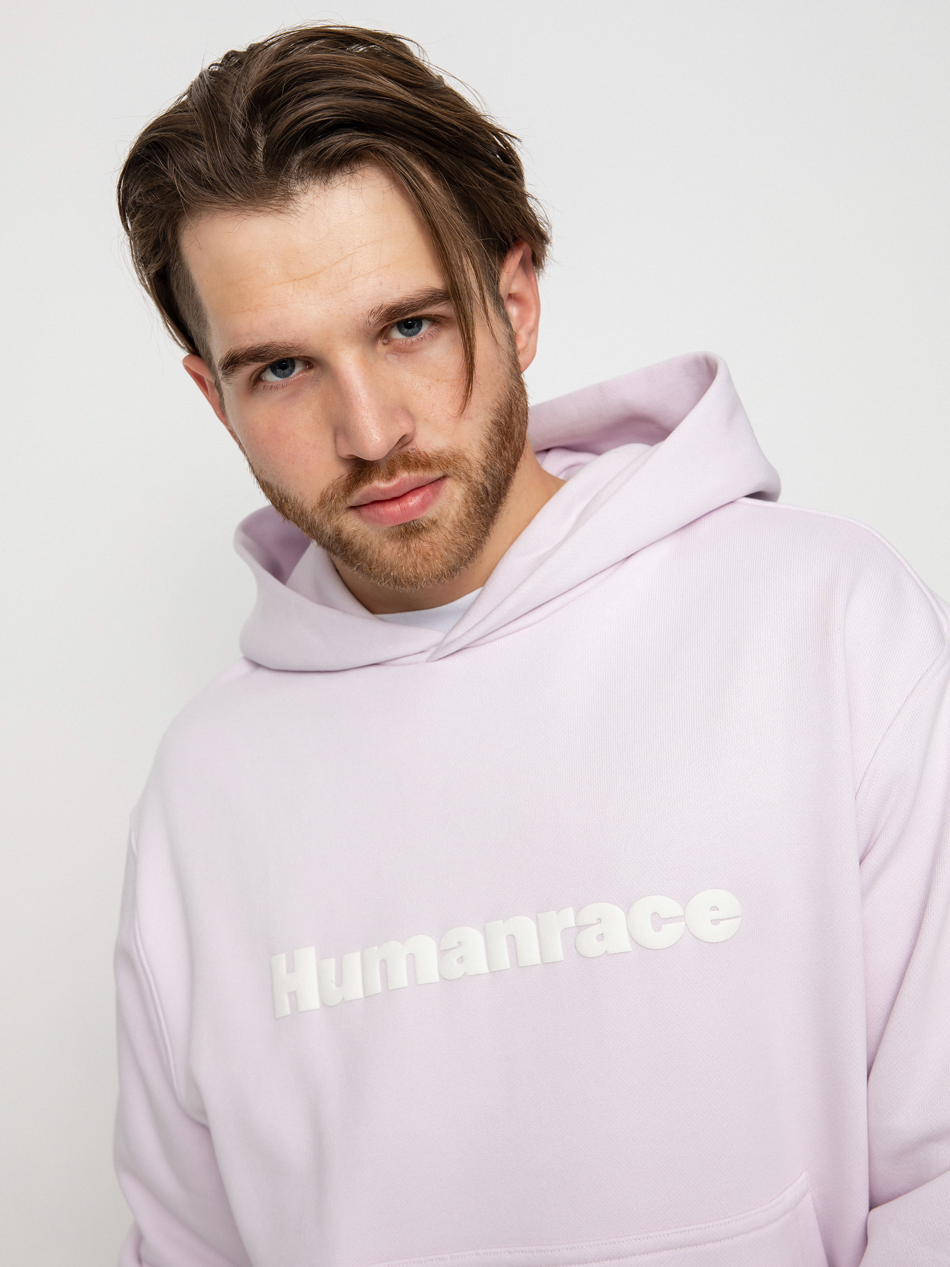 Mikina s kapucňou adidas Originals Pharrell Williams Basics HD (almpnk)