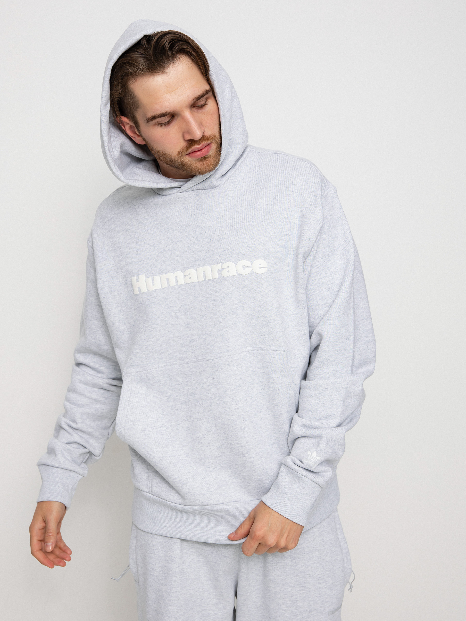 Mikina s kapucňou adidas Originals PW Basics HD (lgreyh/lgsogr)