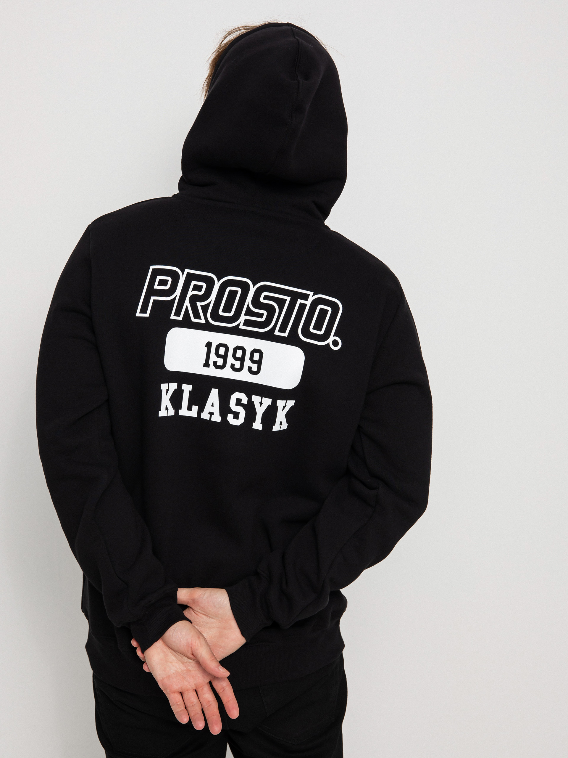 Mikina s kapucňou Prosto Plelog HD (black)