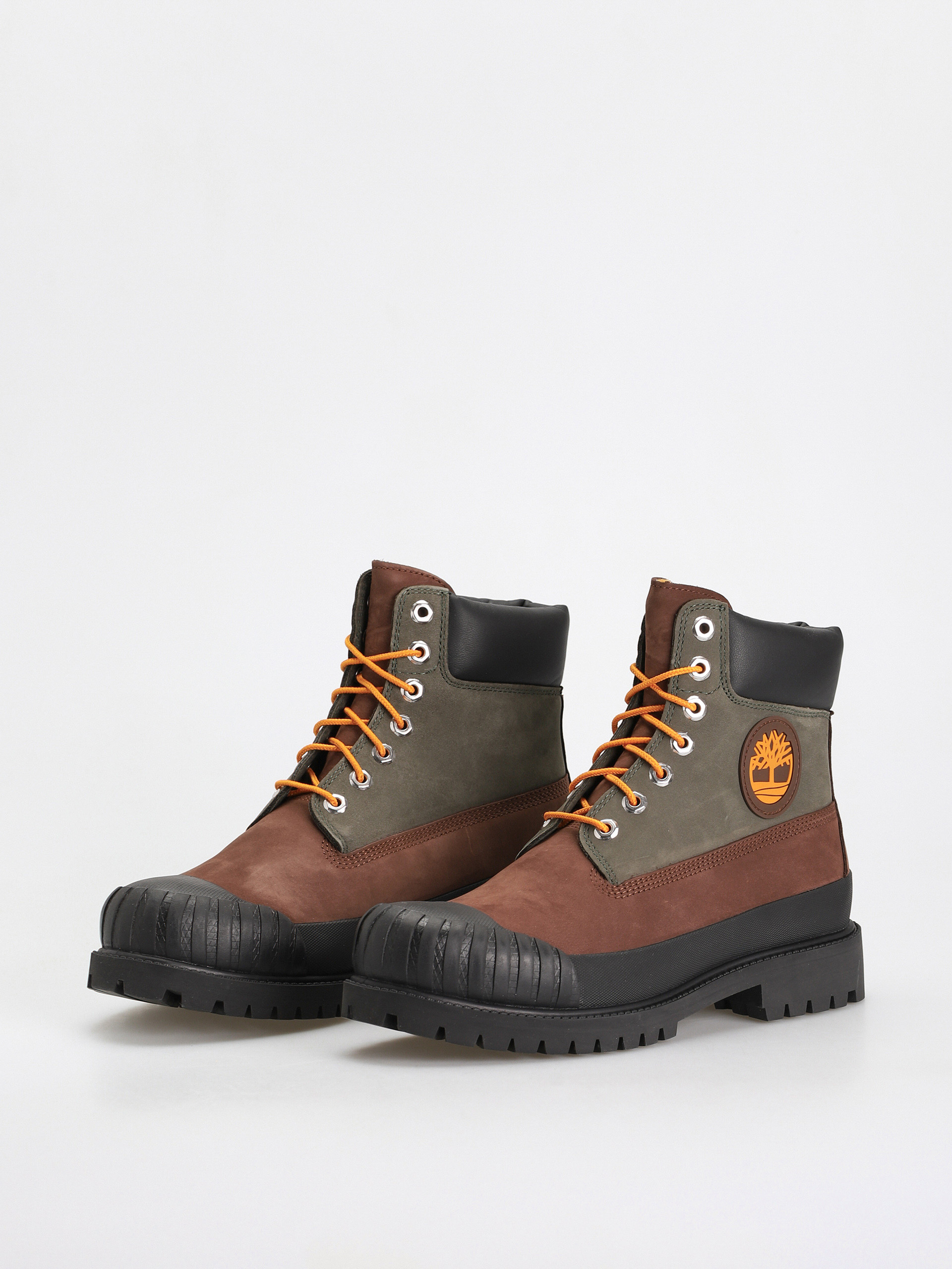 Topánky Timberland 6 Premium Rubber Toe Wp (medium brown nubuck)