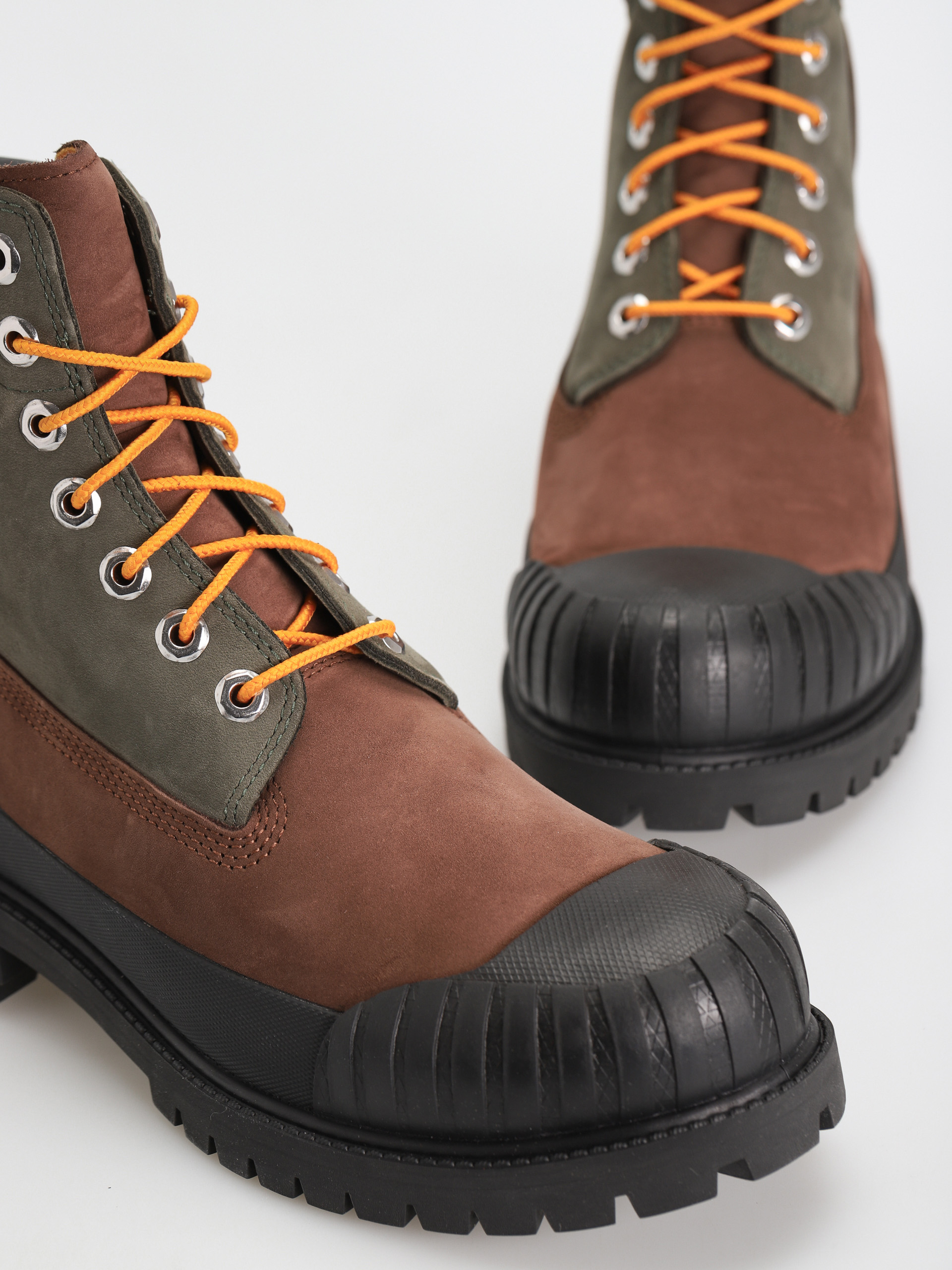 Topánky Timberland 6 Premium Rubber Toe Wp (medium brown nubuck)