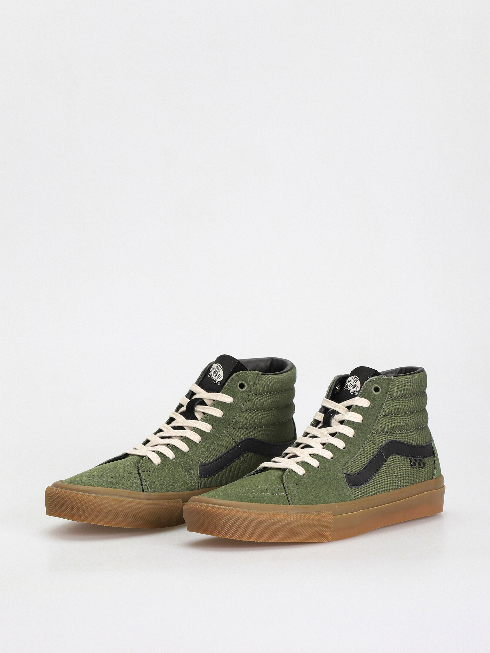 Topánky Vans Skate Sk8 Hi (green/gum)
