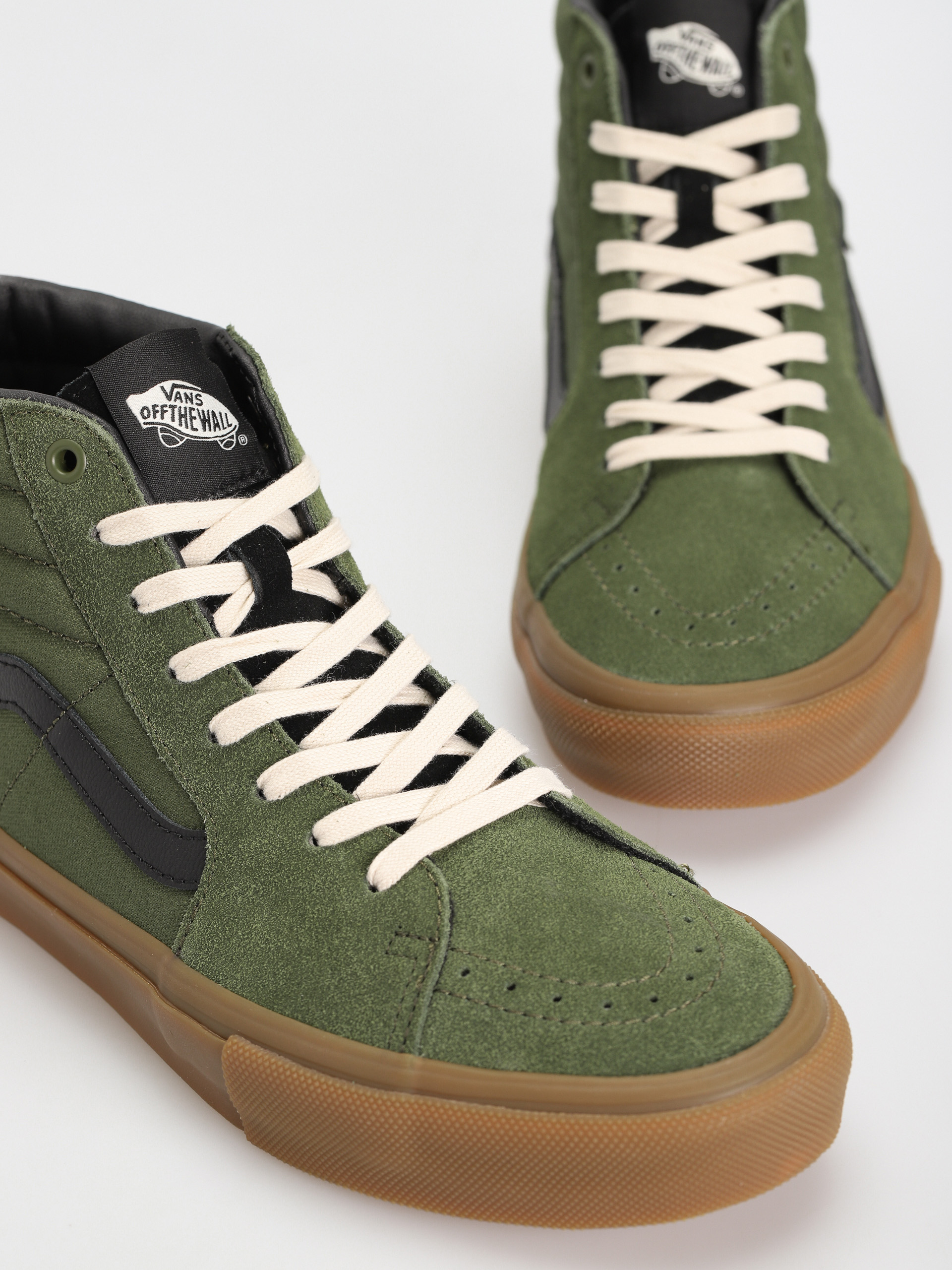 Topánky Vans Skate Sk8 Hi (green/gum)