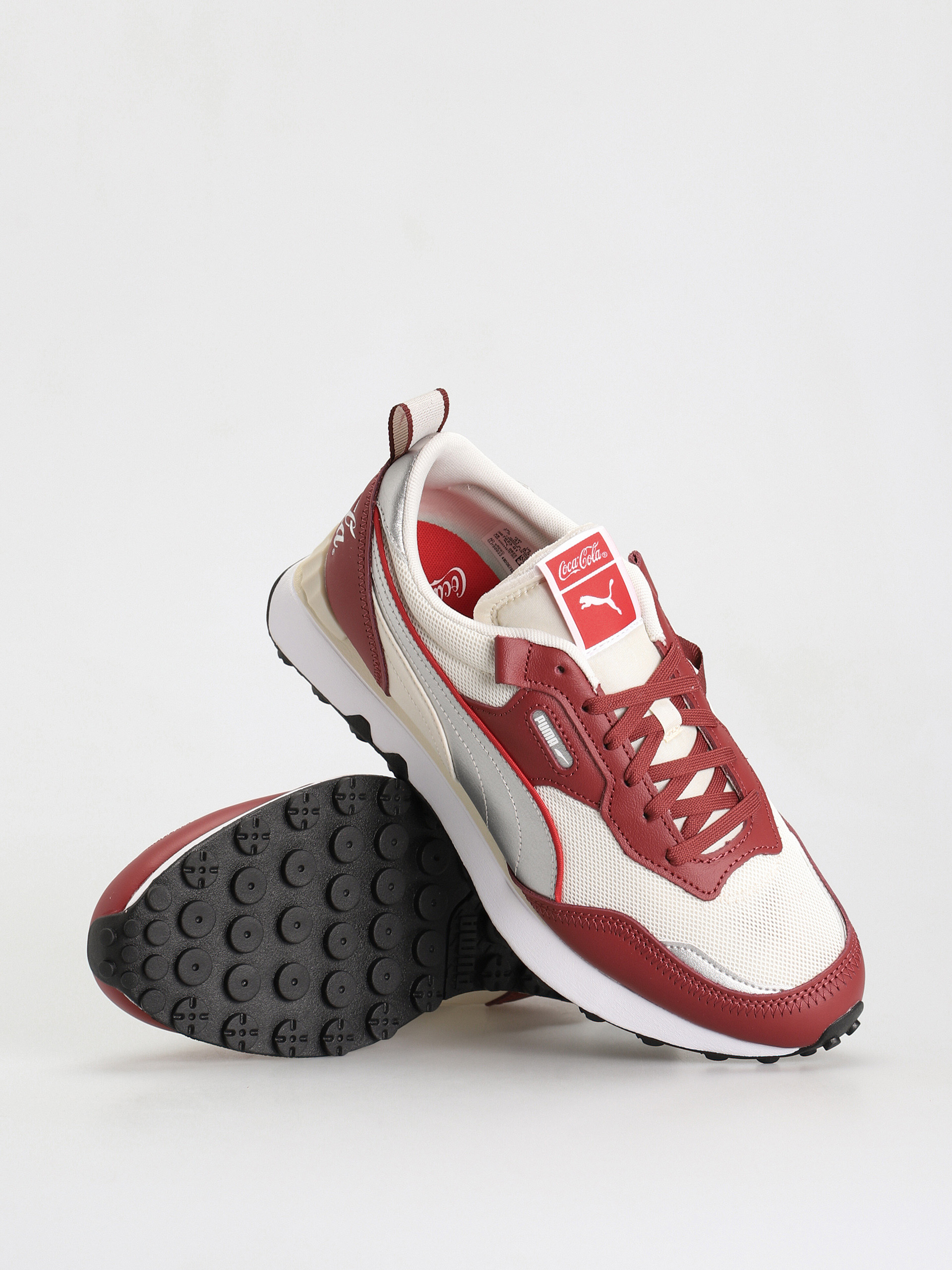 Topánky Puma X Coca Cola Rider Fv (intense red/puma silver/ivory glow)