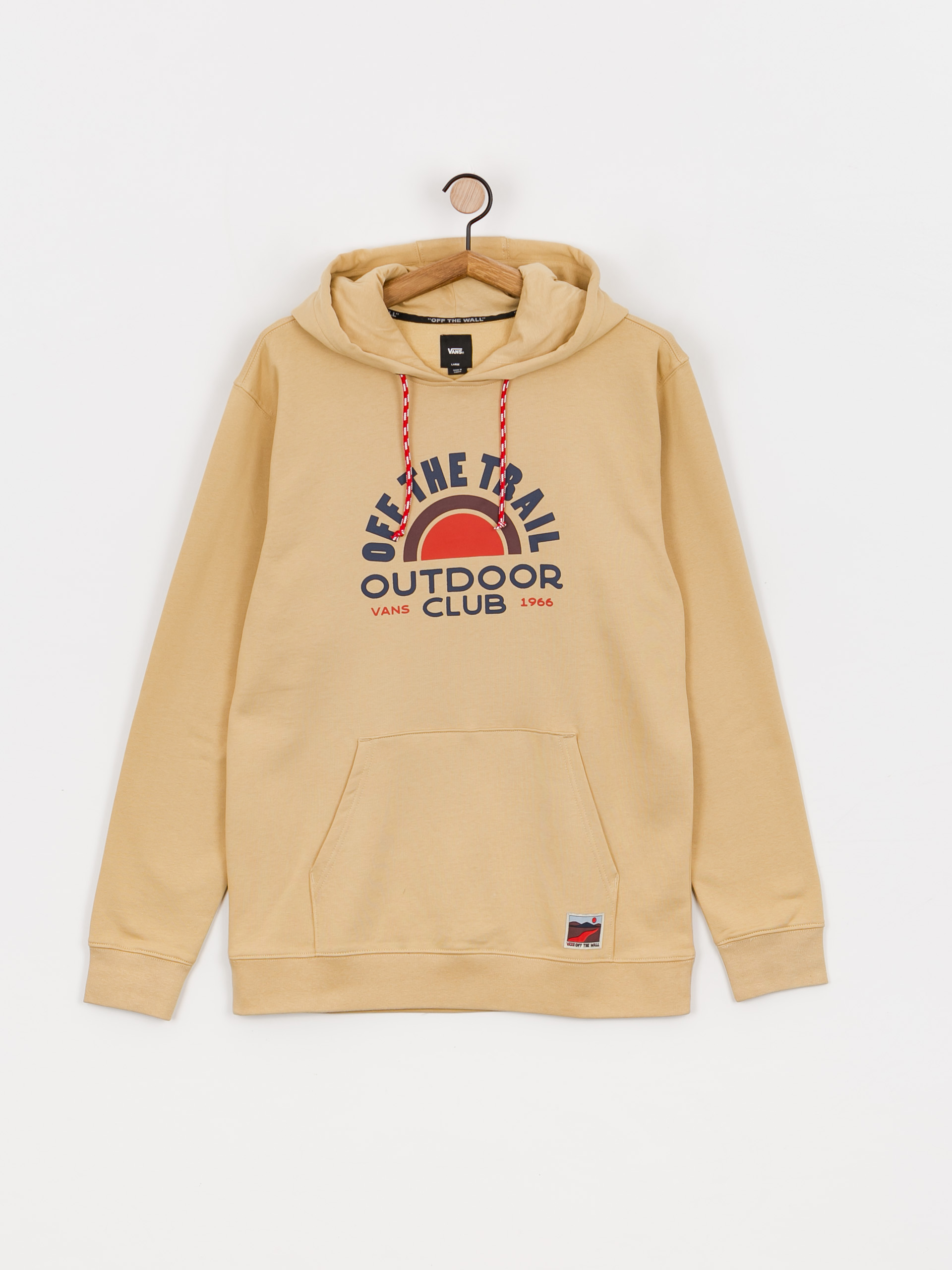 Mikina s kapucňou Vans Outdoor Club HD (taos taupe)