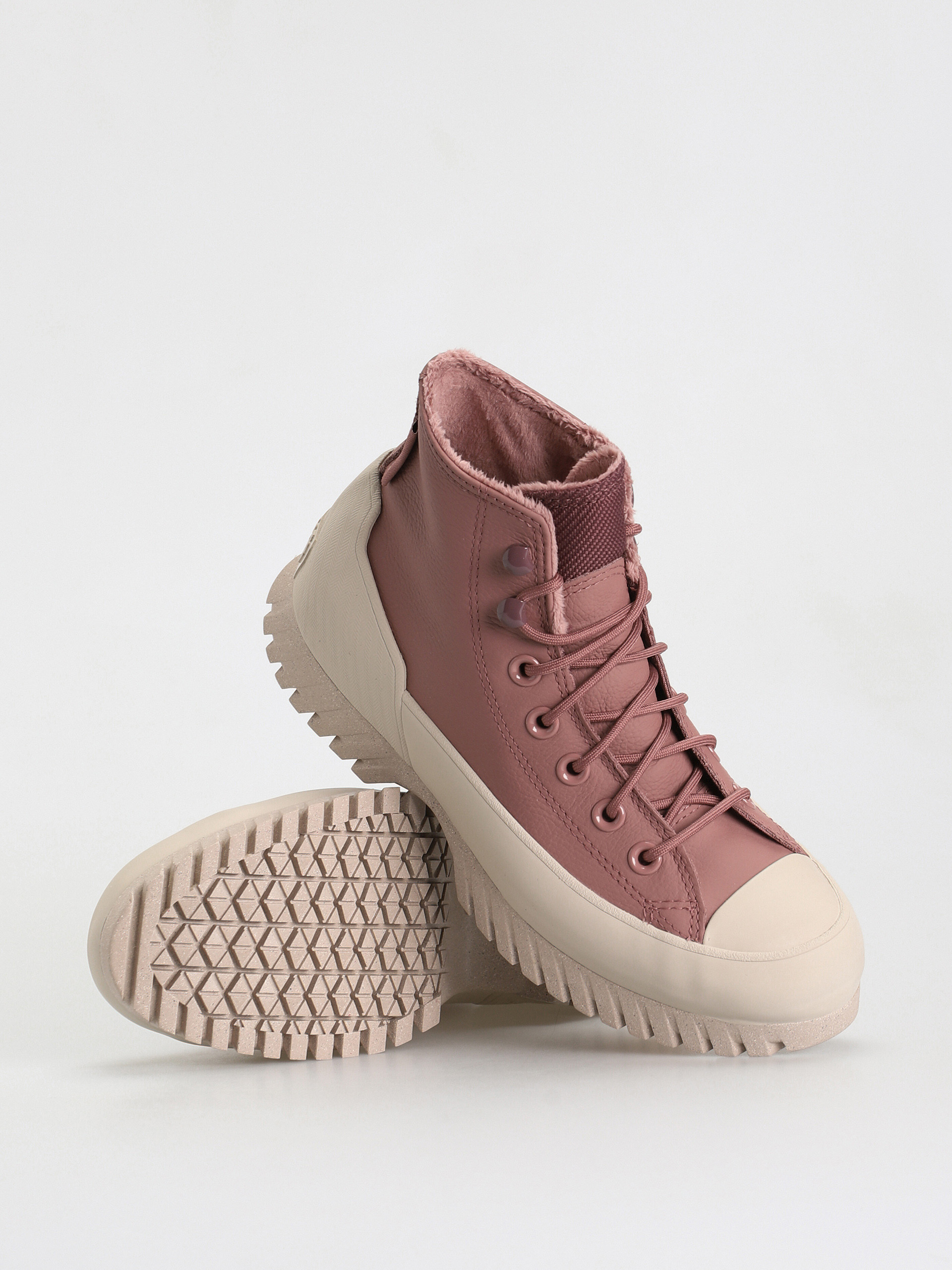 Topánky Converse Chuck Taylor All Star Lugged 2.0 CC Hi (saddle/dark wine)