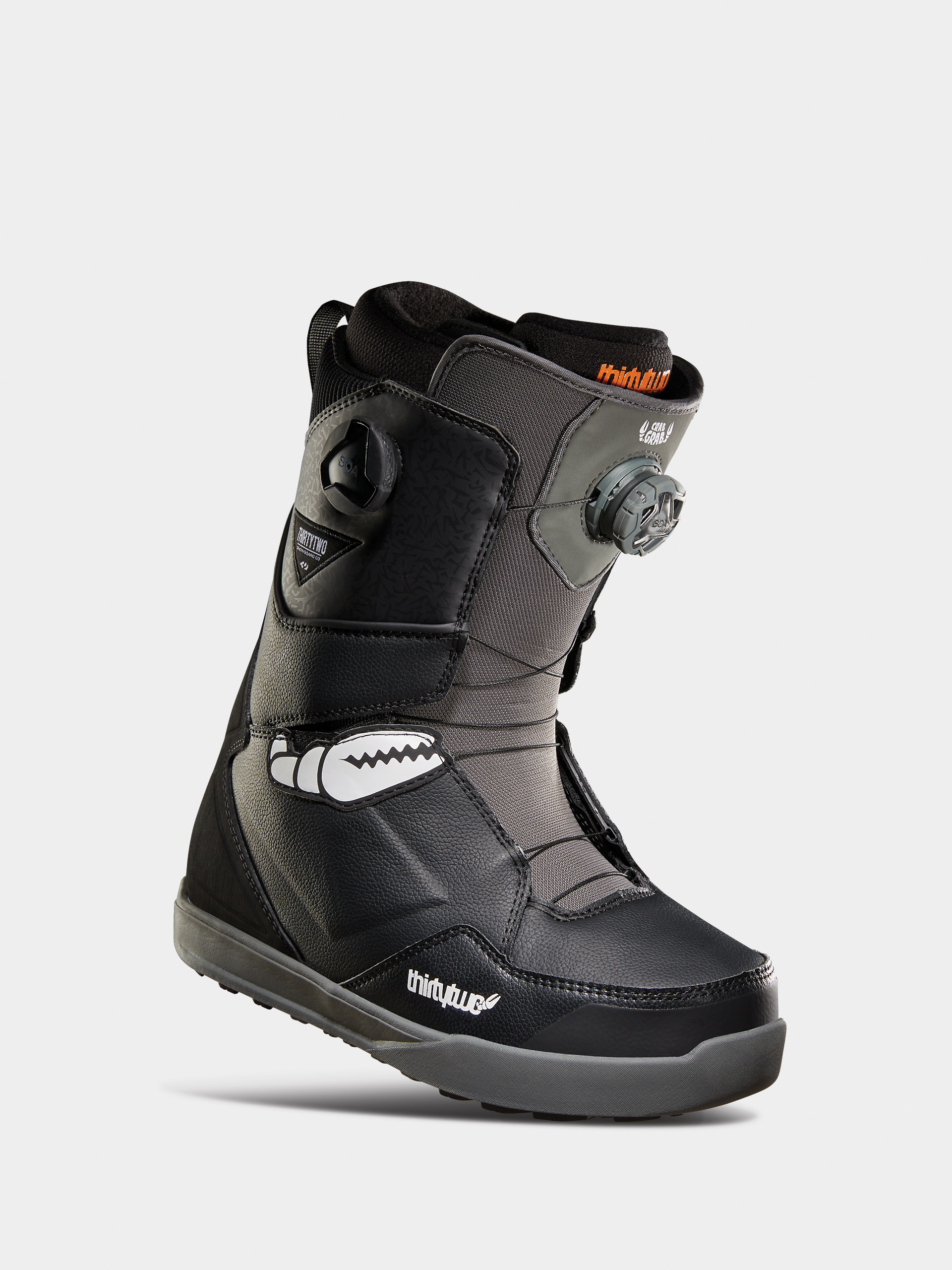 Pánske Obuv na snowboard ThirtyTwo Lashed Double Boa Crab Grab (black/grey/white)