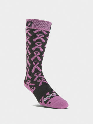 Ponožky ThirtyTwo B4Bc Merino Wmn (black/pink)