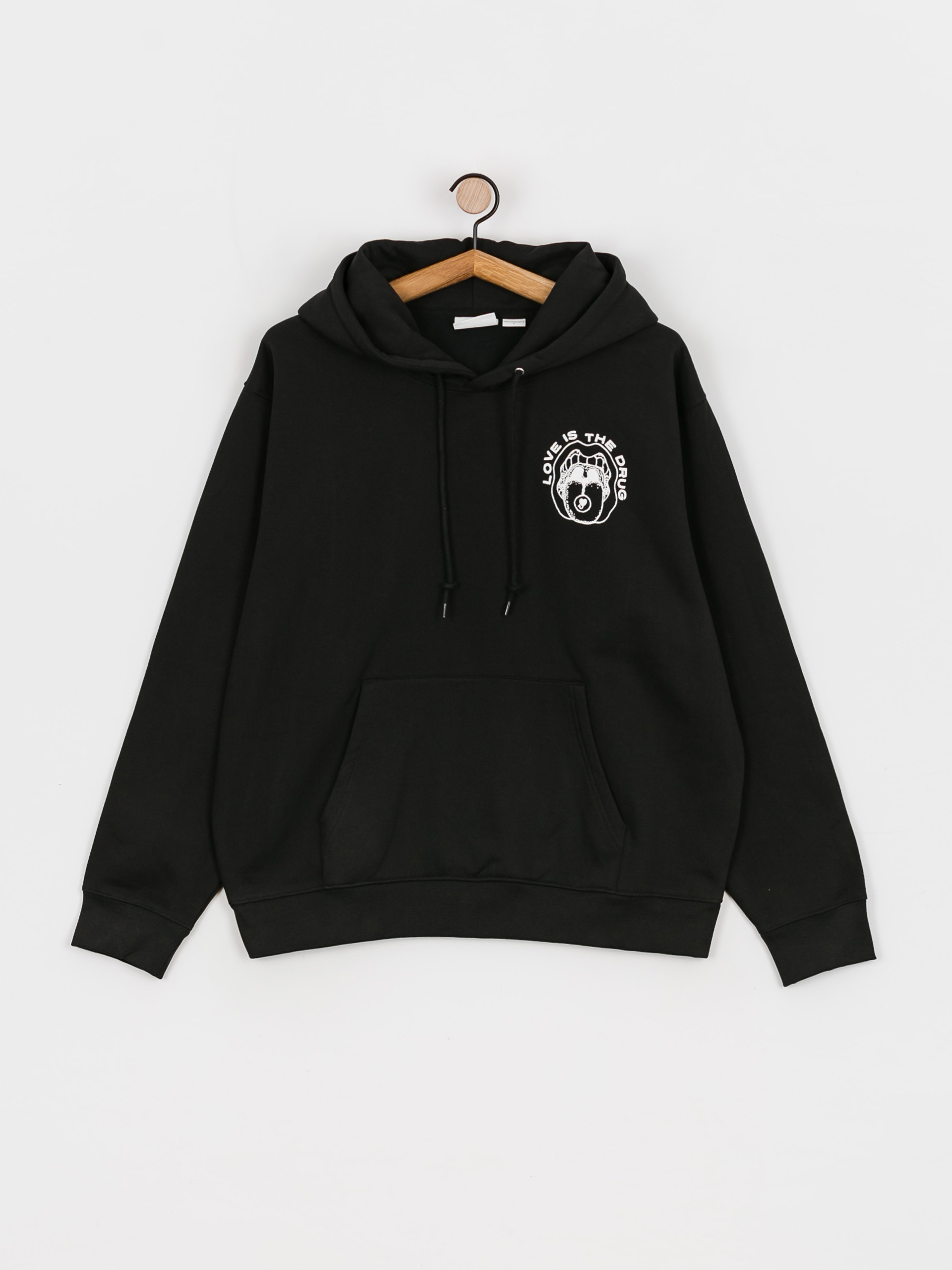 Mikina OBEY Love Is The Drug (black)