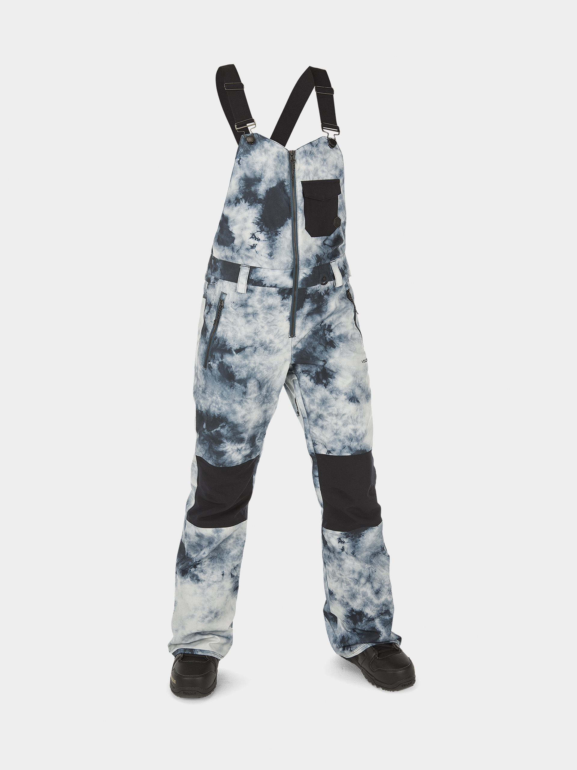 Dámske Snowboardové nohavice Volcom Swift Bib Overall (storm tie dye)