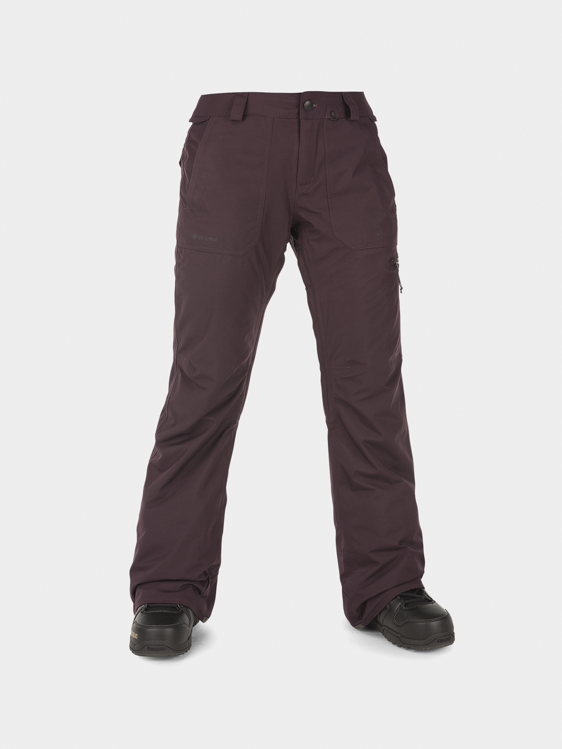 Dámske Snowboardové nohavice Volcom Knox Ins Gore Tex (black plum)