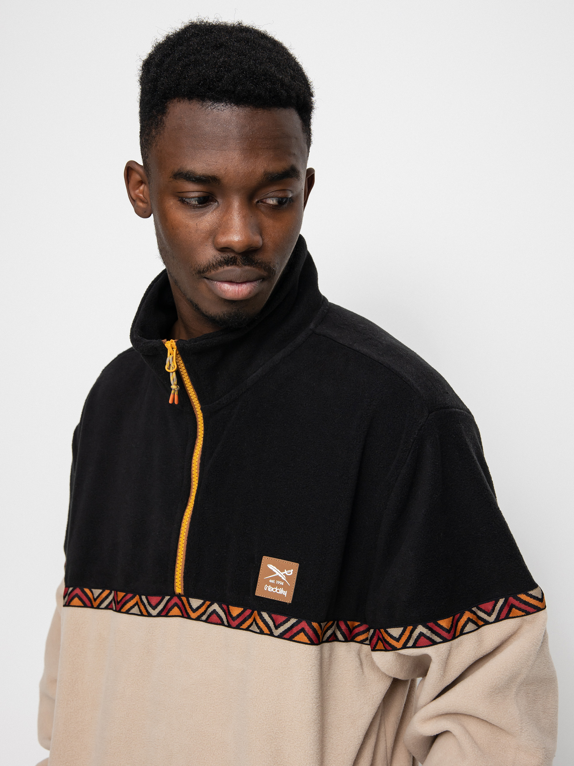 Pánsky Flisová mikina Iriedaily Monte Noe Troyer (khaki)