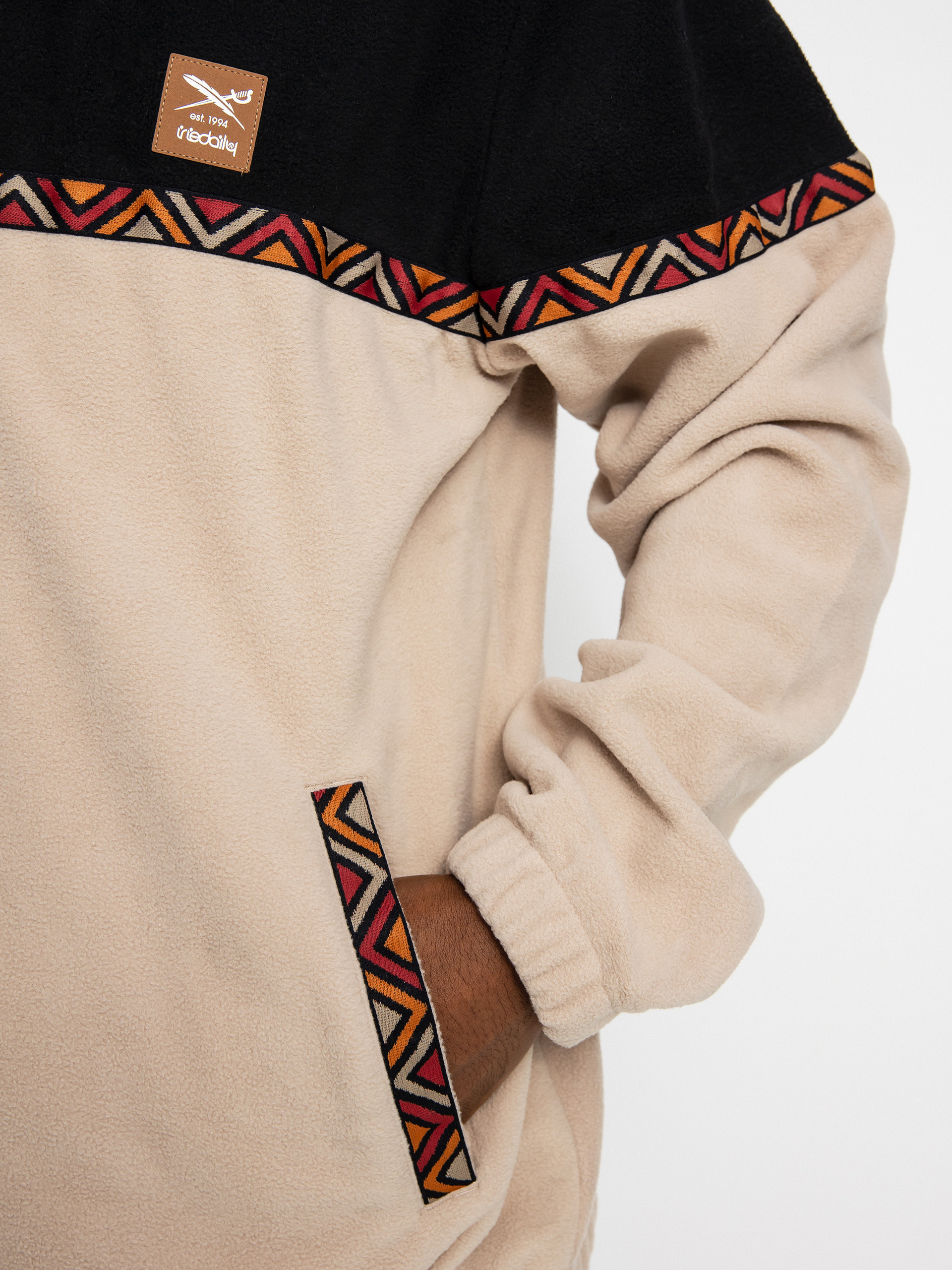 Pánsky Flisová mikina Iriedaily Monte Noe Troyer (khaki)