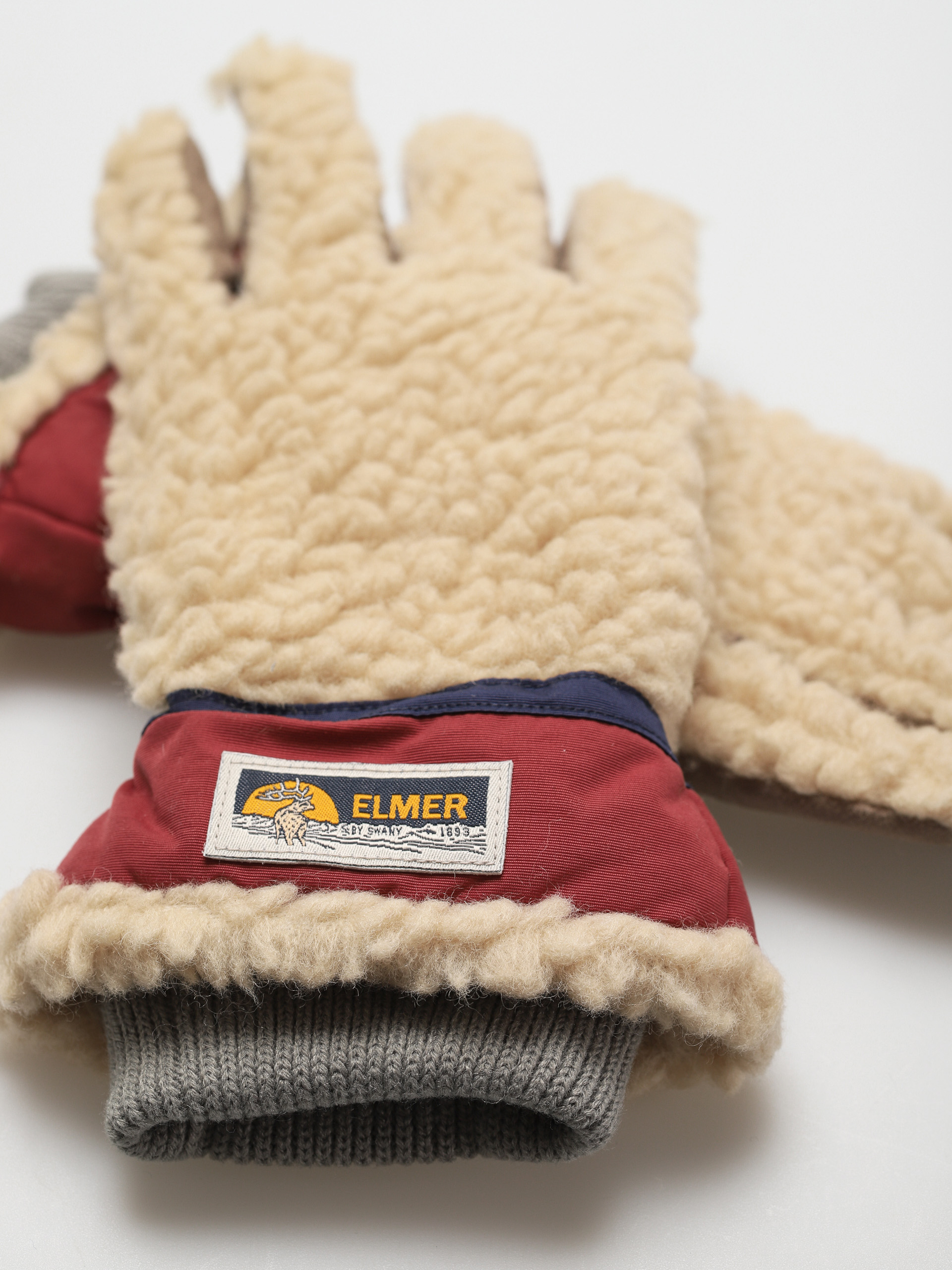 Rukavice Elmer Teddy 5fgr EM353 (beige/wine)