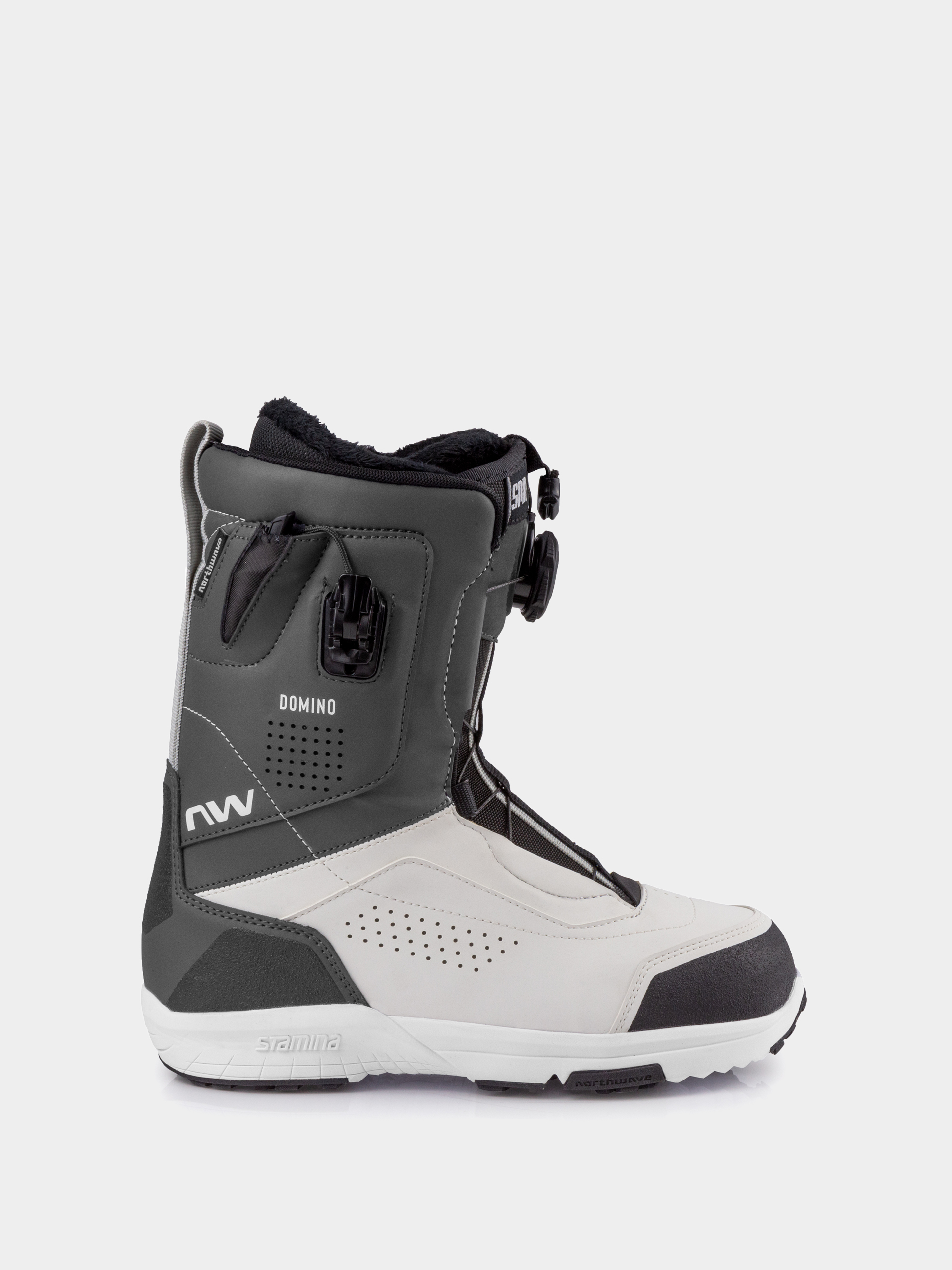 Obuv na snowboard Northwave Domino Hybrid Wmn (white/dark grey)