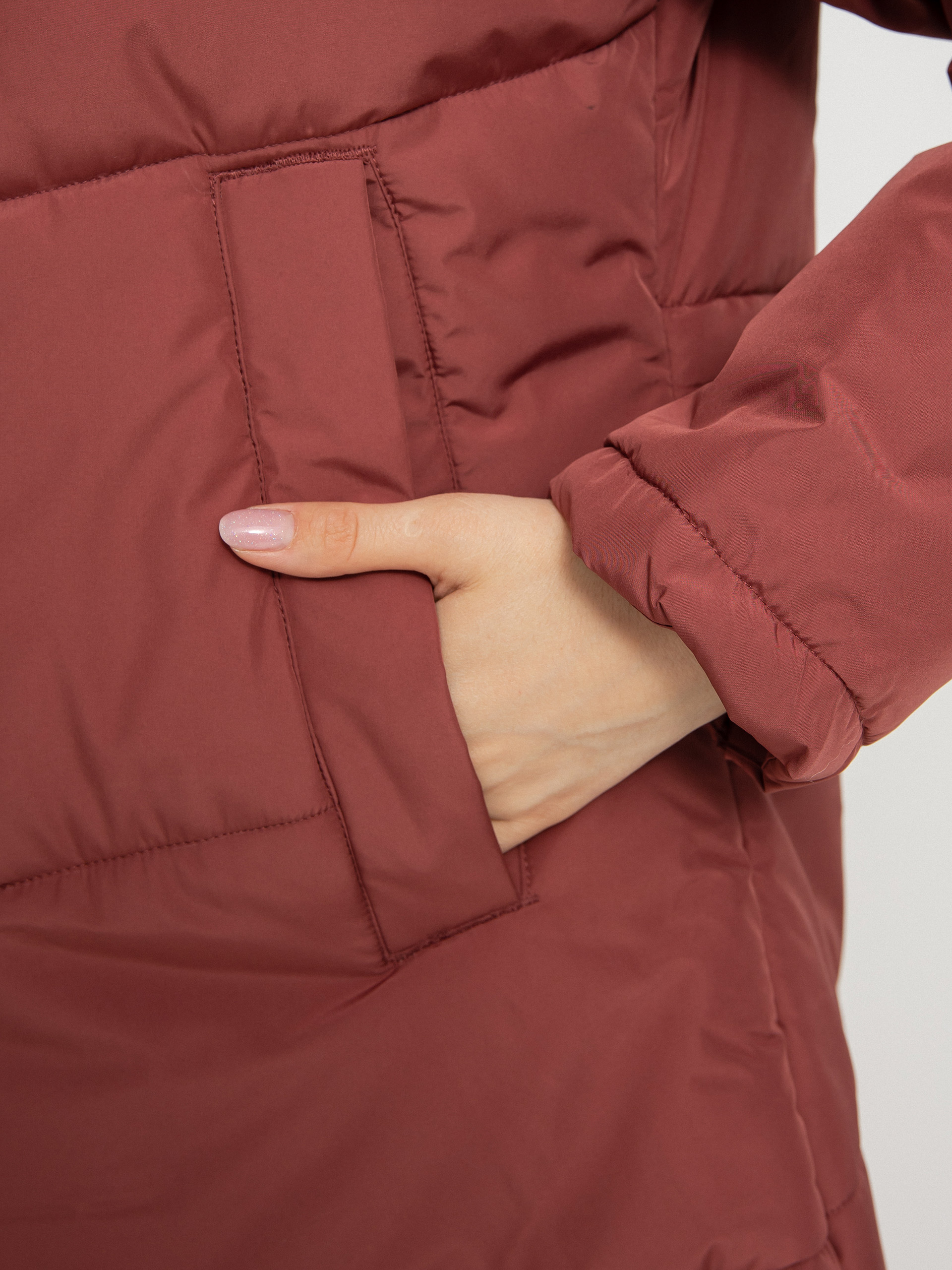 Kabát Iriedaily Paddie Coat Wmn (earth red)