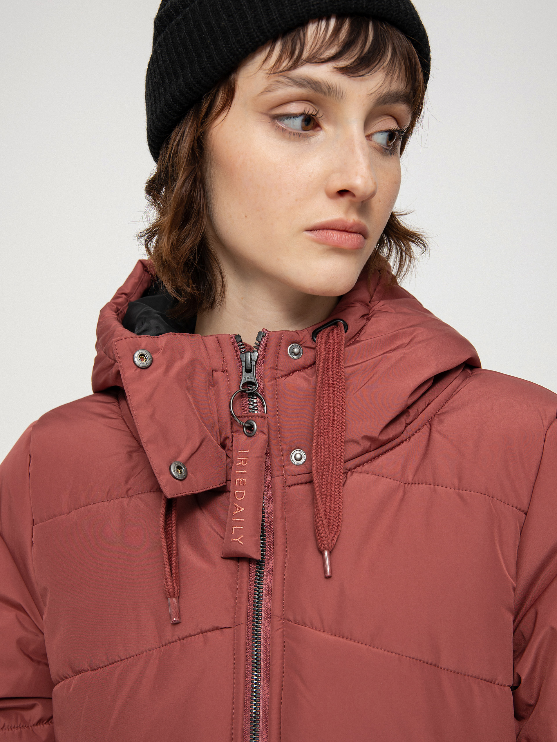 Kabát Iriedaily Paddie Coat Wmn (earth red)