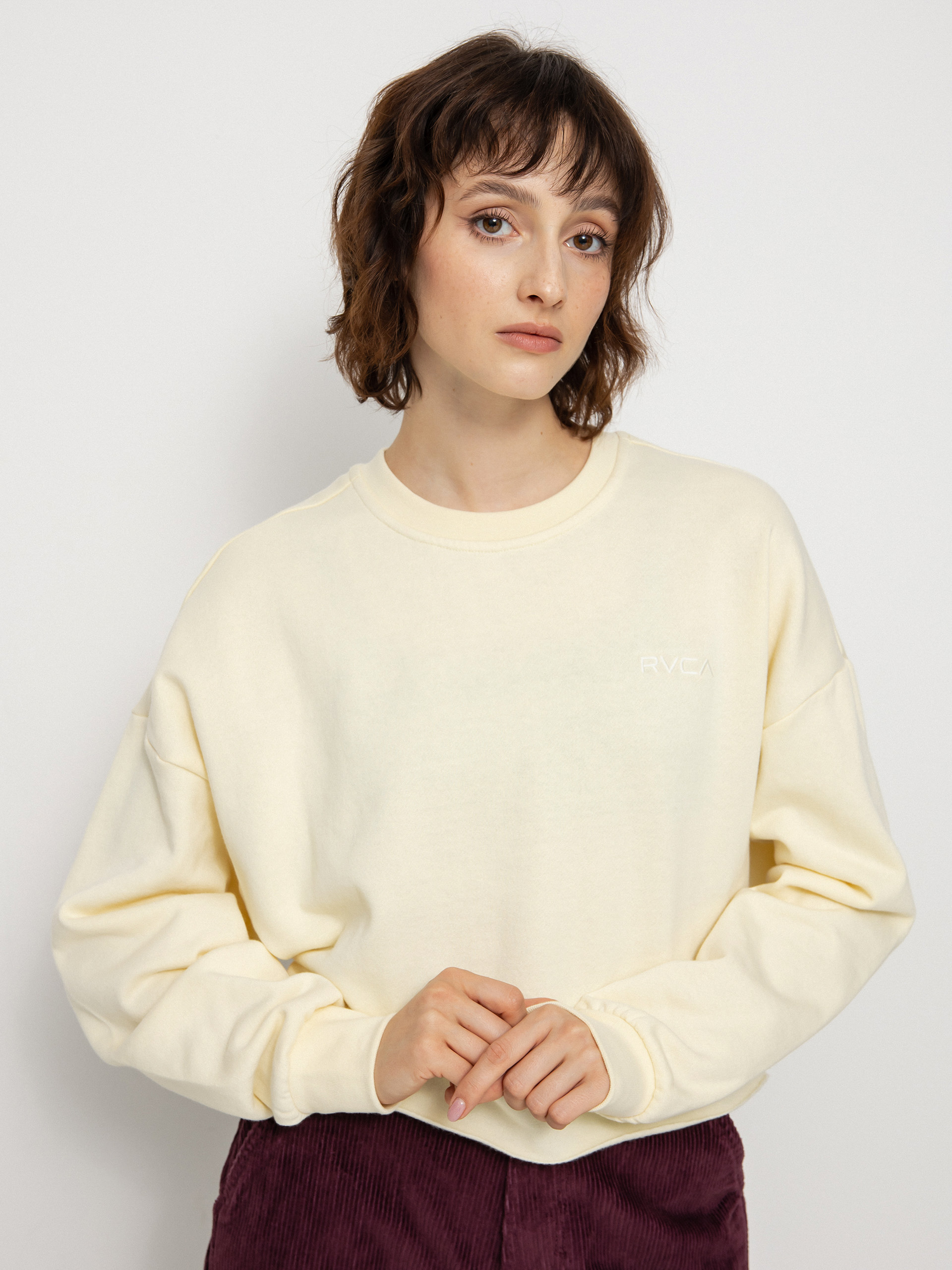 Mikina s kapucňou RVCA Test Drive HD Wmn (afterglow)